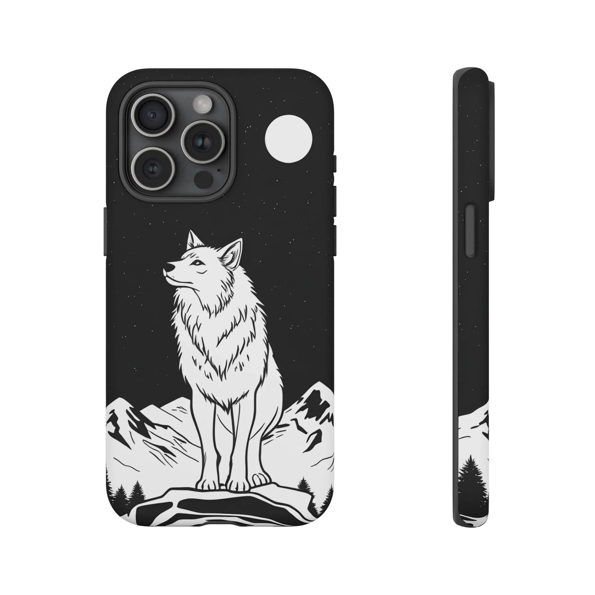 Majestic Wolf Phone Case for iPhone and Galaxy - KARARMDESIGN