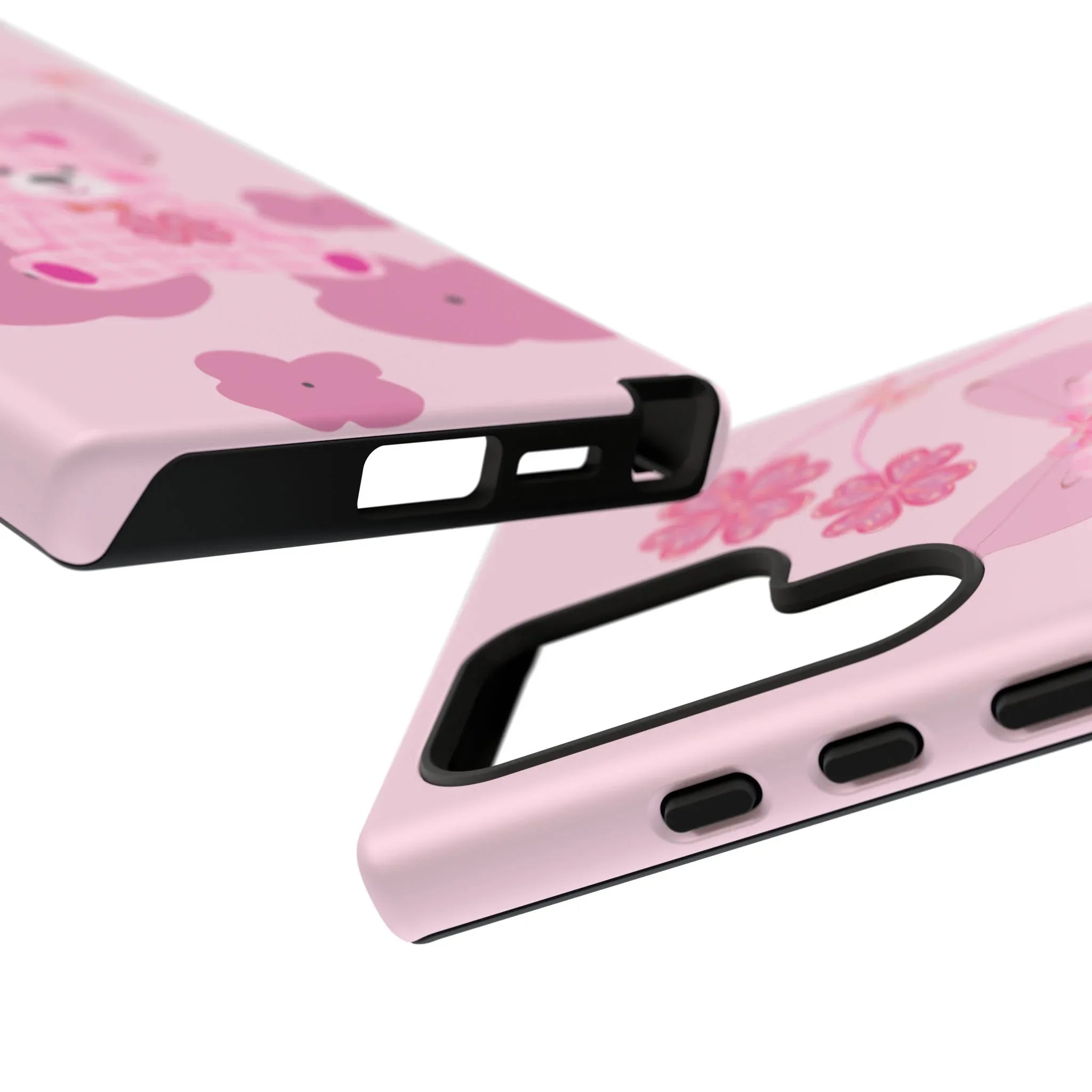 Pink Teddy Bear Phone Cases for iPhone, Pixel and Galaxy - KARARMDESIGN