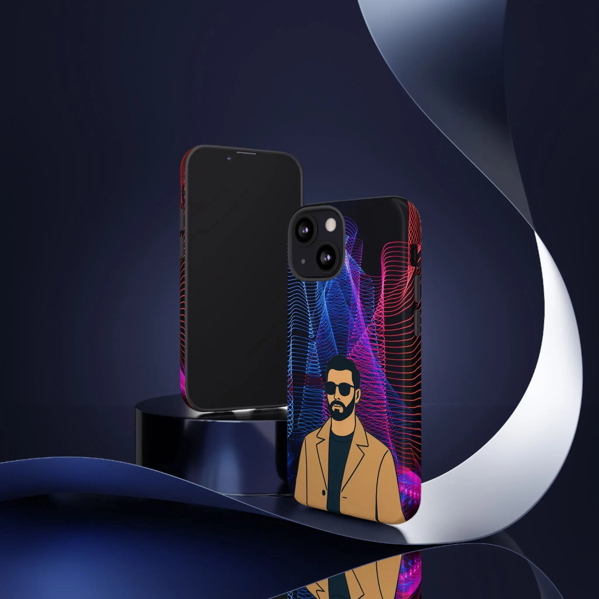 Bearded Style Phone Case for iPhone 11-17 and Galaxy S20-S25 - KARARMDESIGN