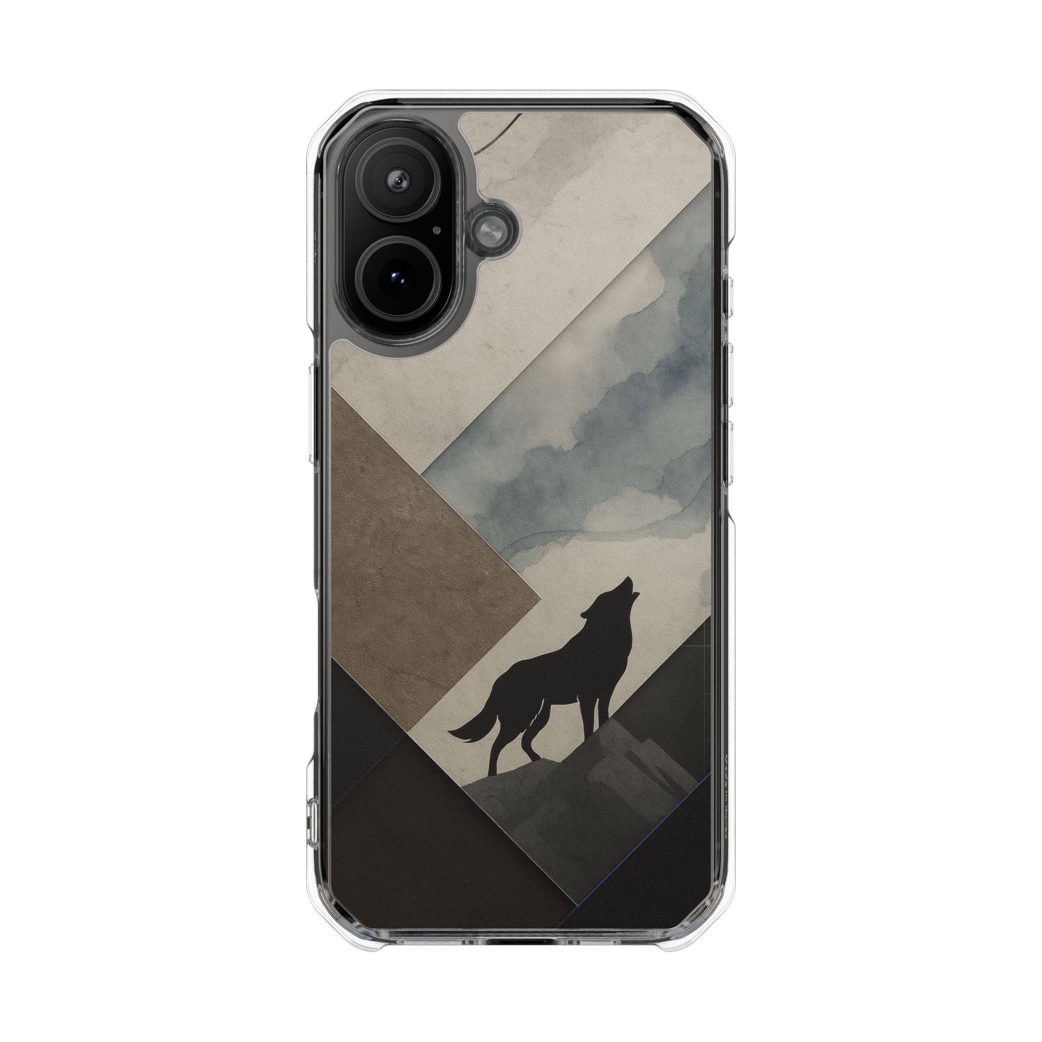 Wolf Silhouette Phone Case for iPhone 14-17