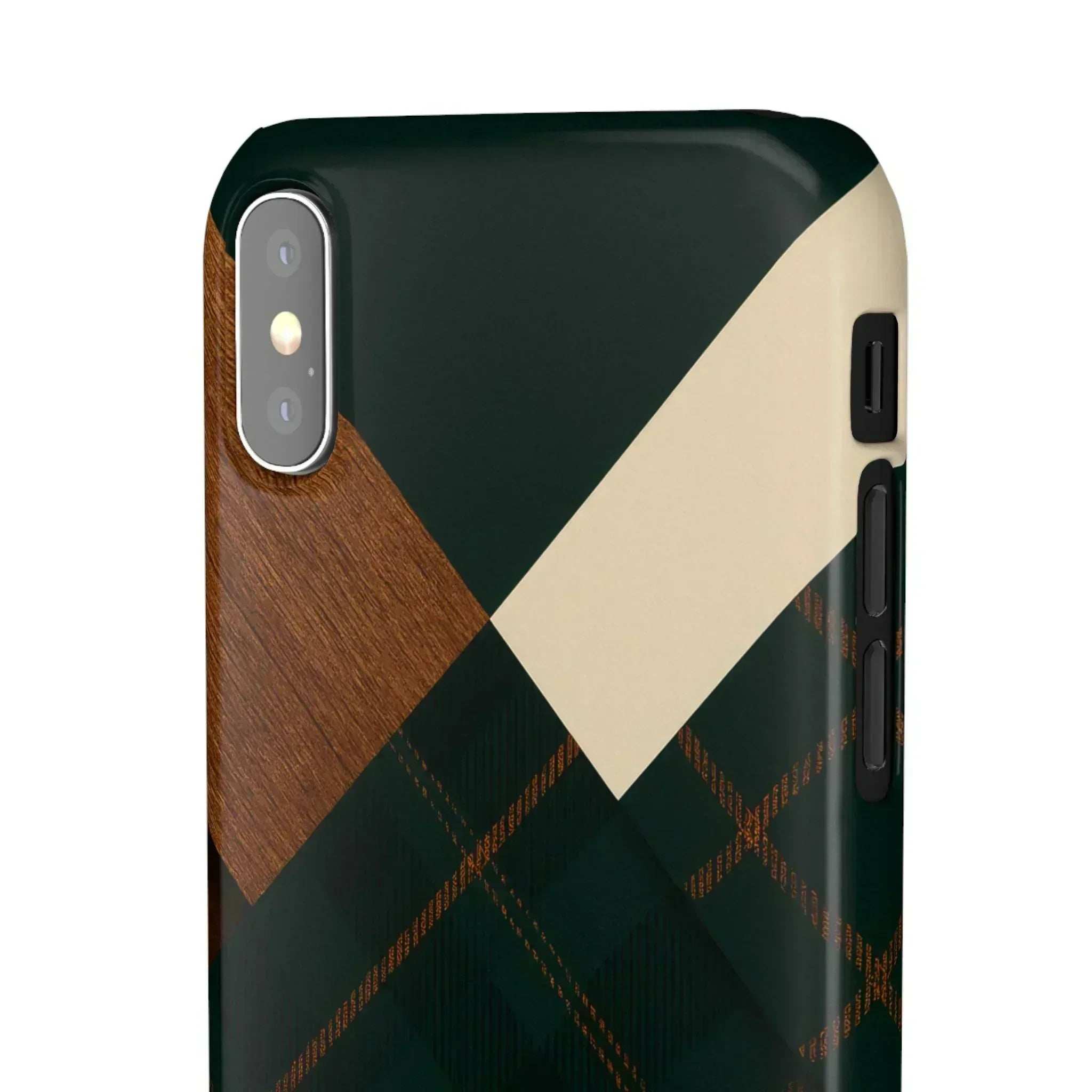 Rustic Green Phone Case for iPhone 8-16 and Galaxy S20-S24 - KARARMDESIGN