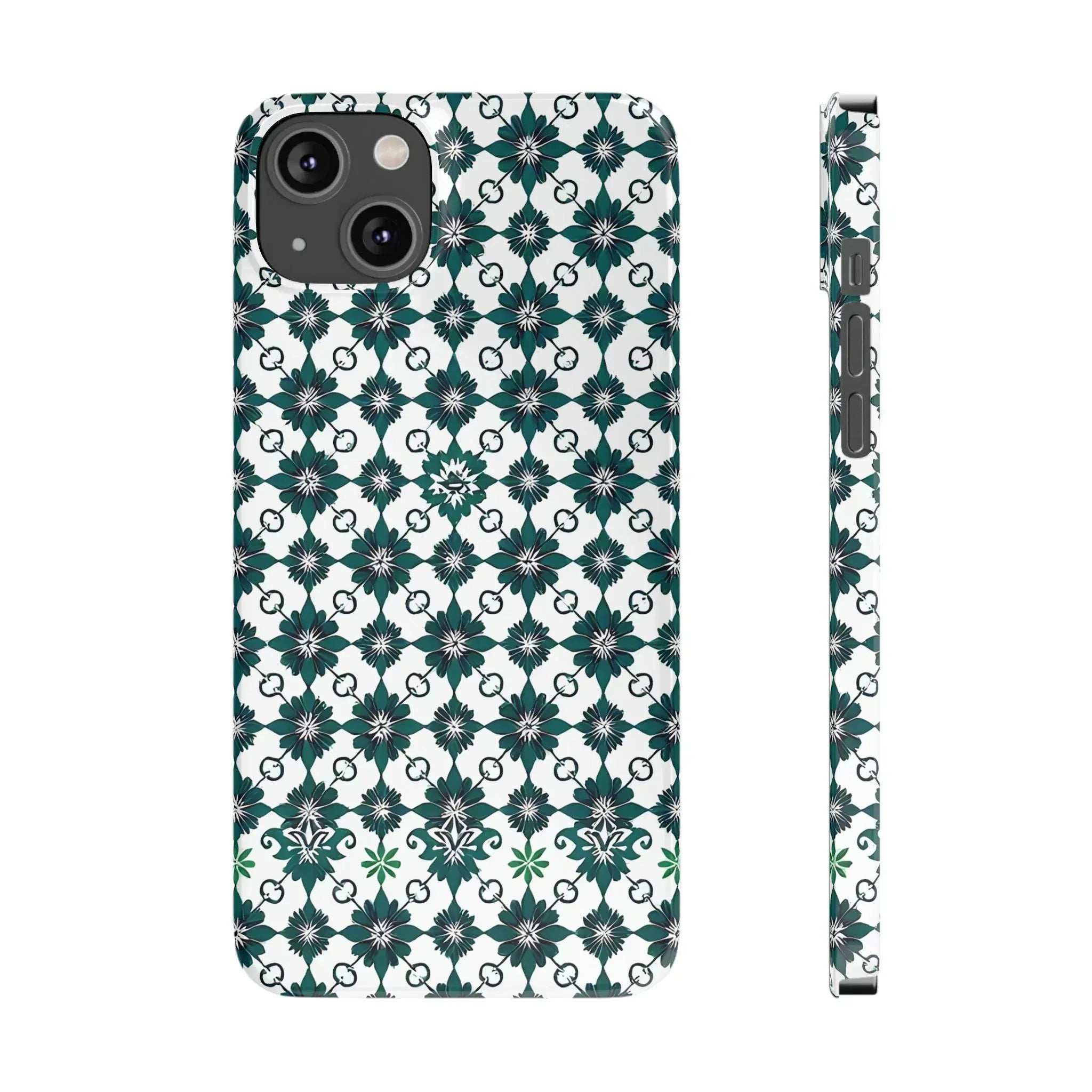 Elegant Geometric Pattern Phone Case for iPhone 11-17 - KARARMDESIGN