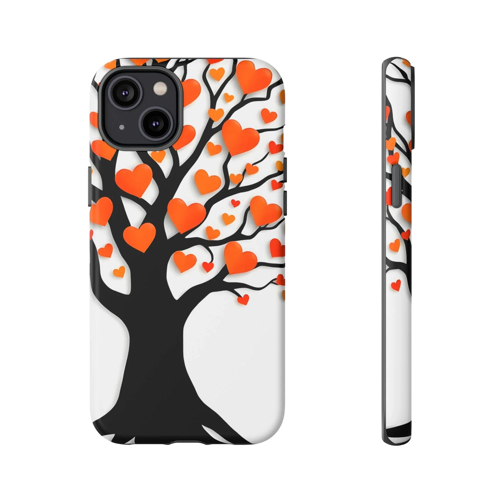 Heart Design Phone Case for iPhone 11–17 and Galaxy S20–S25 - KARARMDESIGN