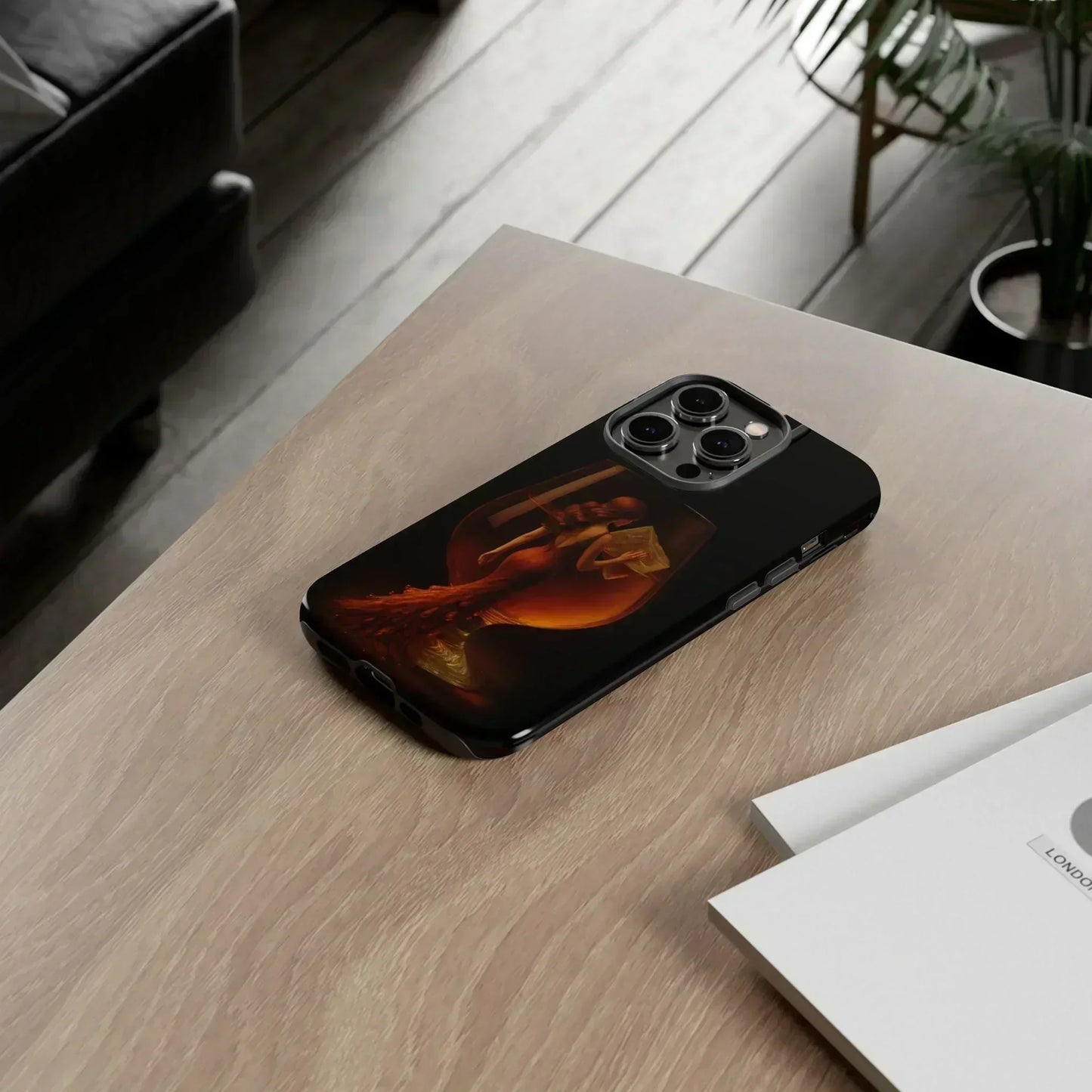 Elegant Midnight Lady Phone Case for iPhone 8-16 and Google Pixel up to 9 Models - KarArmDesign