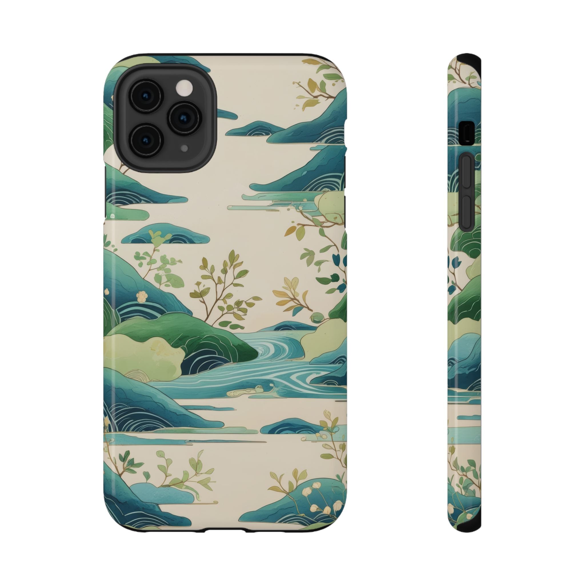 Nature Landscape Phone Case for iPhone 11-17 and Galaxy S22-S26
