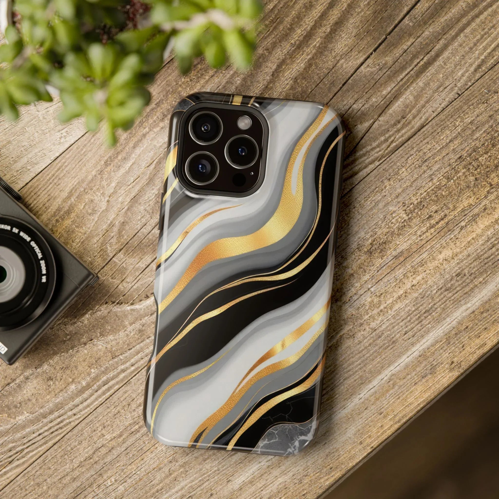 Modern Marble Flow Phone Case for iPhone 11-17 - KARARMDESIGN