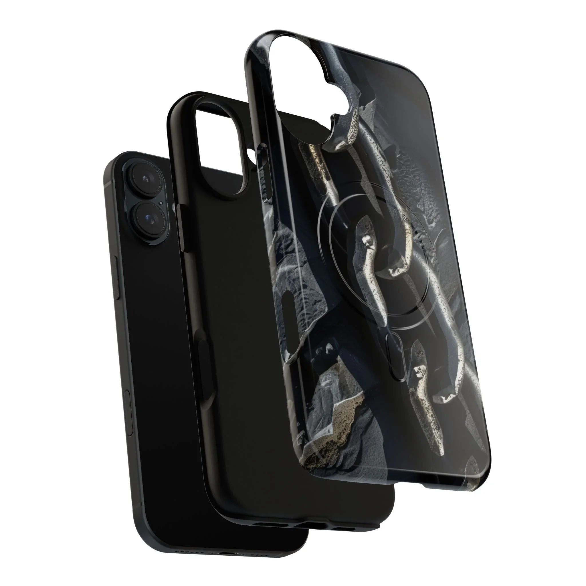 “Iron Chain” Tough Magnetic Phone Case for iPhone 13-17 - KARARMDESIGN