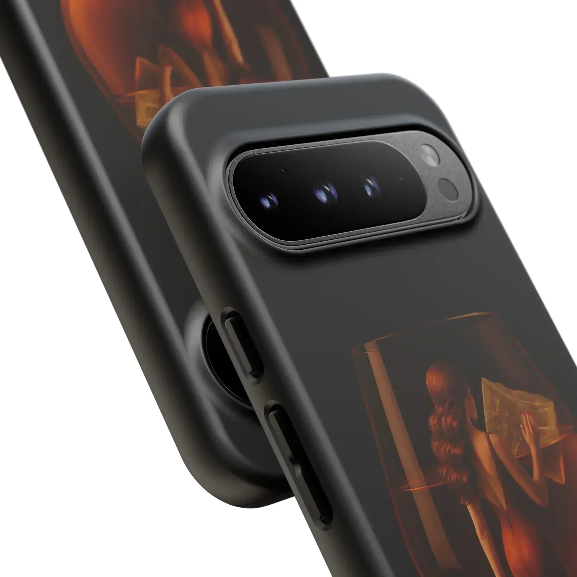 Elegant Midnight Lady Phone Case for iPhone 8-16 and Google Pixel up to 9 Models - KarArmDesign