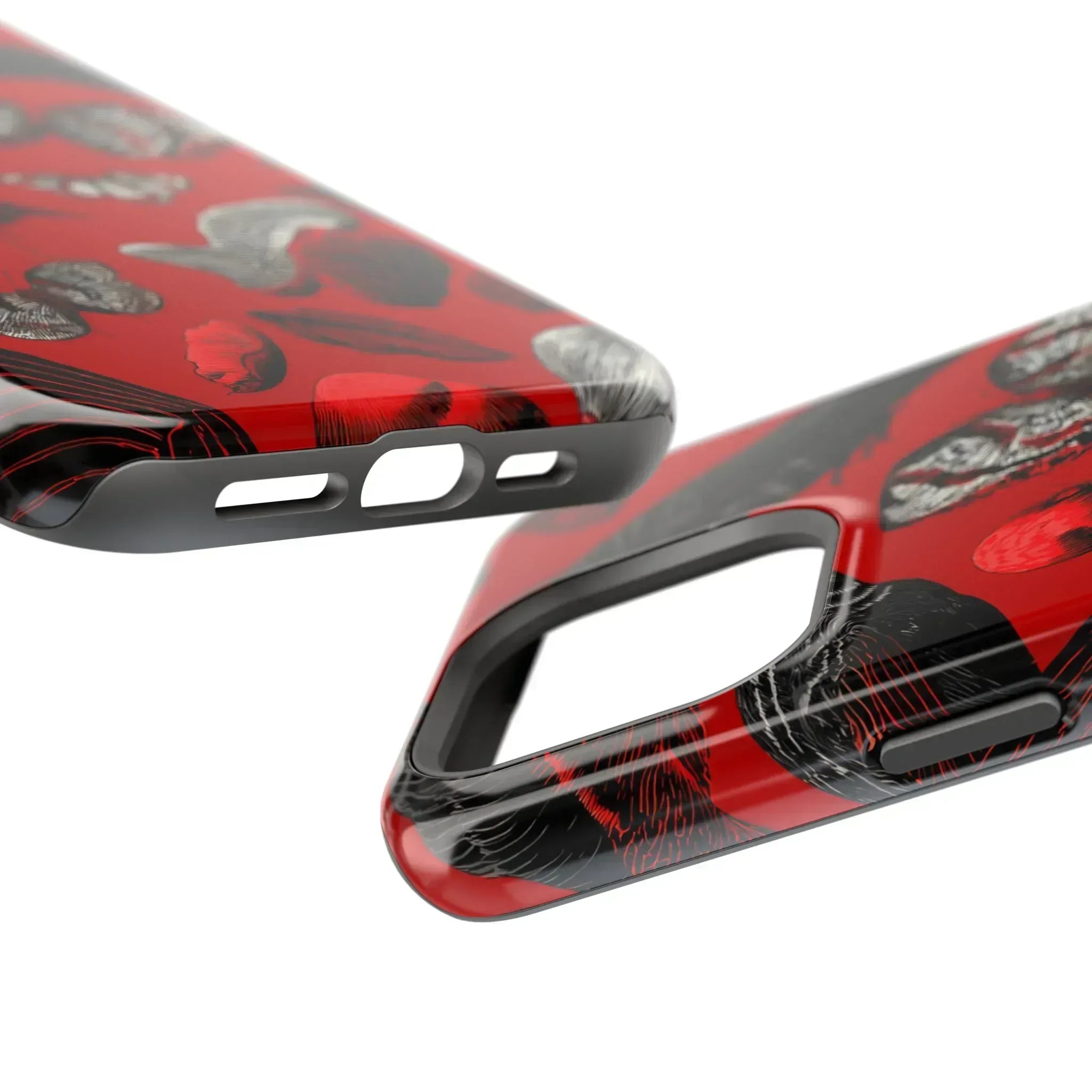 Crimson Wilderness Phone Case for iPhone 11-17 - KARARMDESIGN