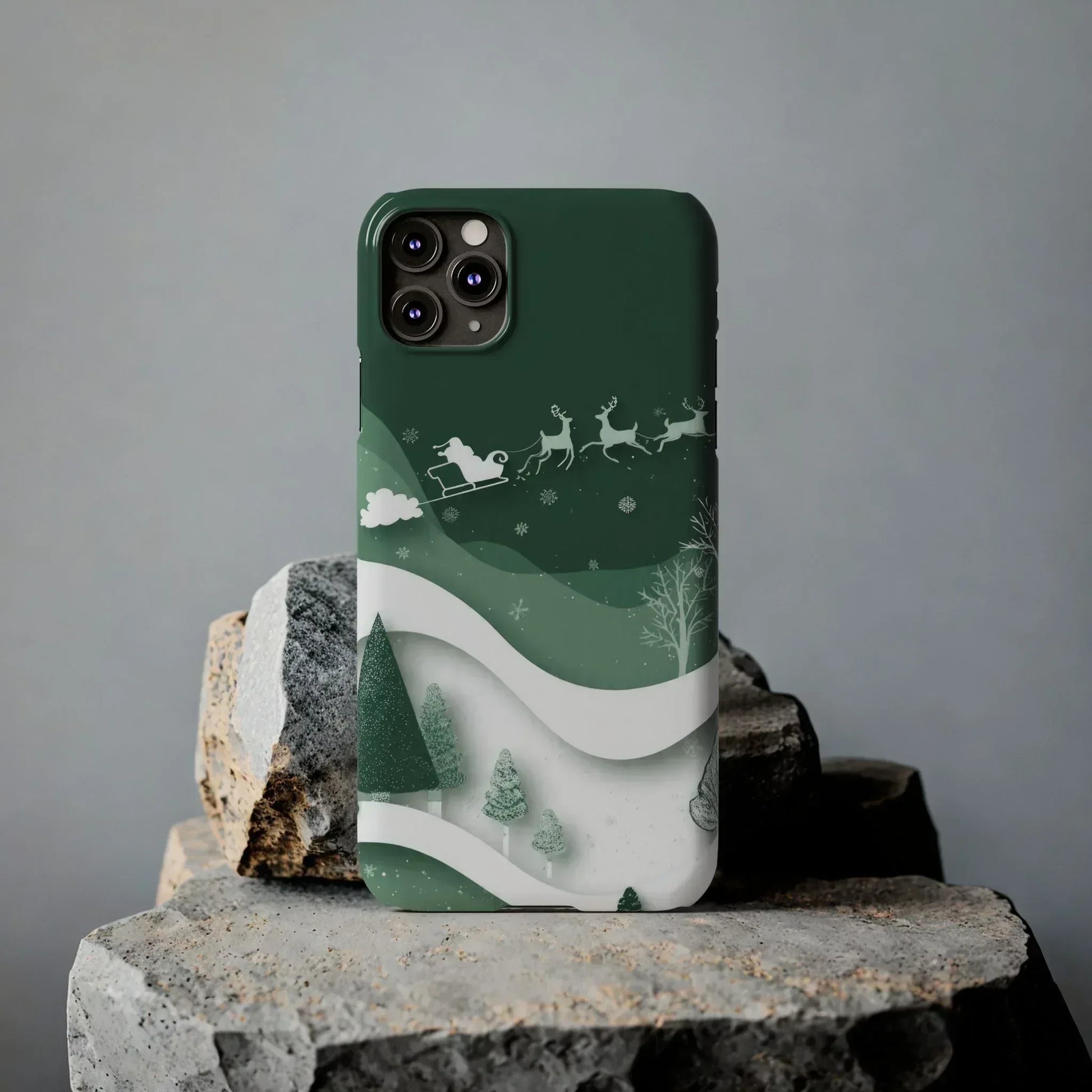 Evergreen Forest Phone Case for iPhone 11–17 - KARARMDESIGN