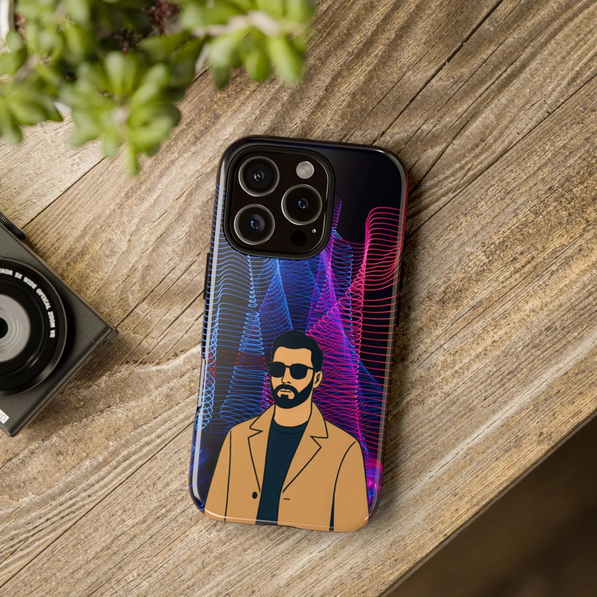 Bearded Style Phone Case for iPhone 11-17 and Galaxy S20-S25 - KARARMDESIGN