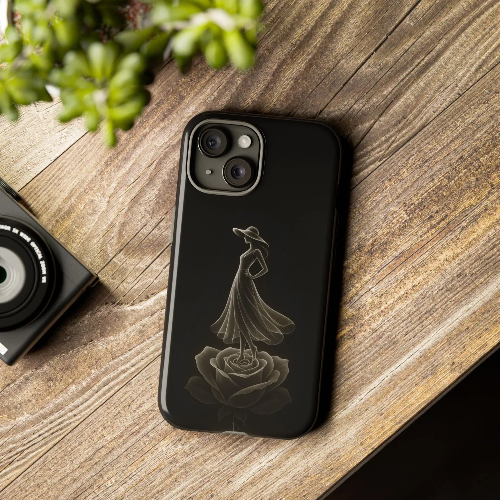Elegant Woman Phone Case for iPhone 12-17 and Galaxy S20-S25 - KARARMDESIGN