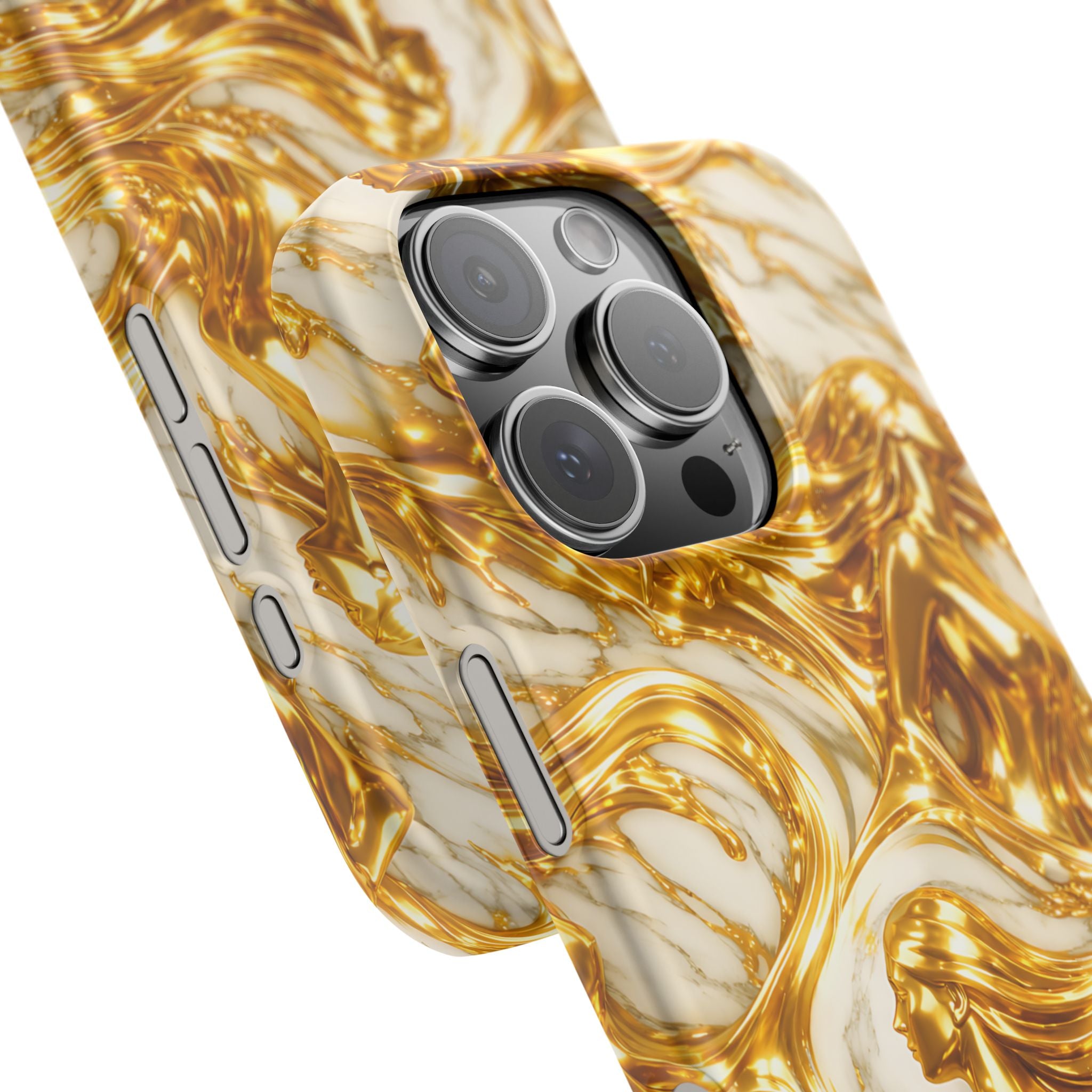 Divine Gold Woman Snap Phone Case for iPhone & Galaxy