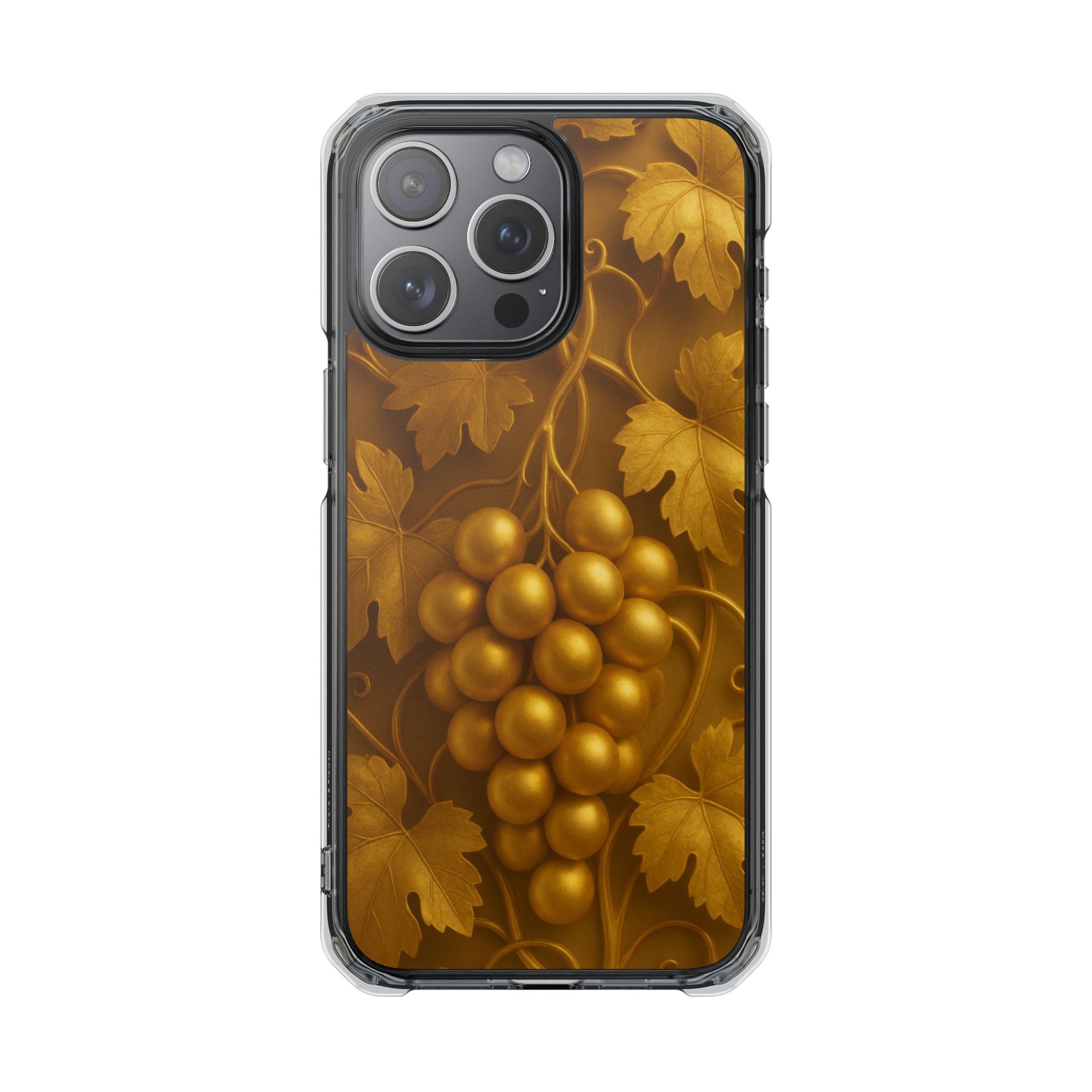 Golden Grapes Phone Case for iPhone 14-17