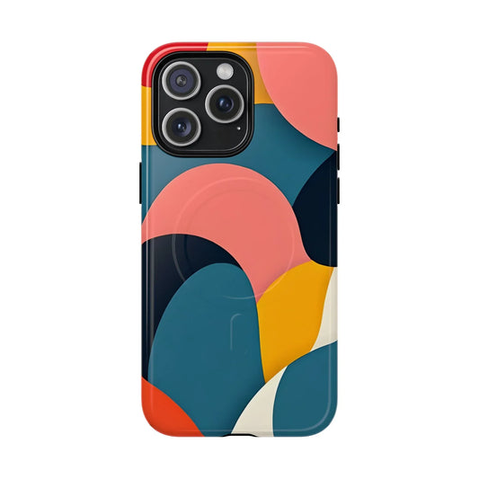 Colorful Abstract Art Phone Case for iPhone 14-16 Models - KarArmDesign