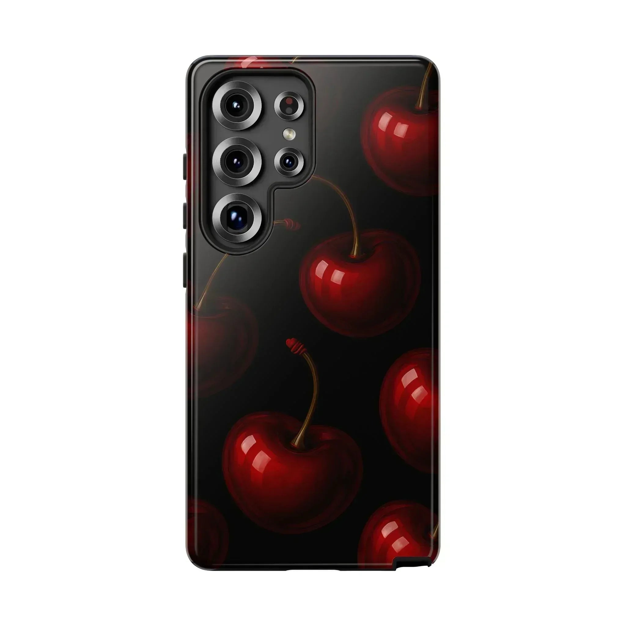 Cherry Phone Case for iPhone X-16 and Galaxy S20-S25 - KARARMDESIGN