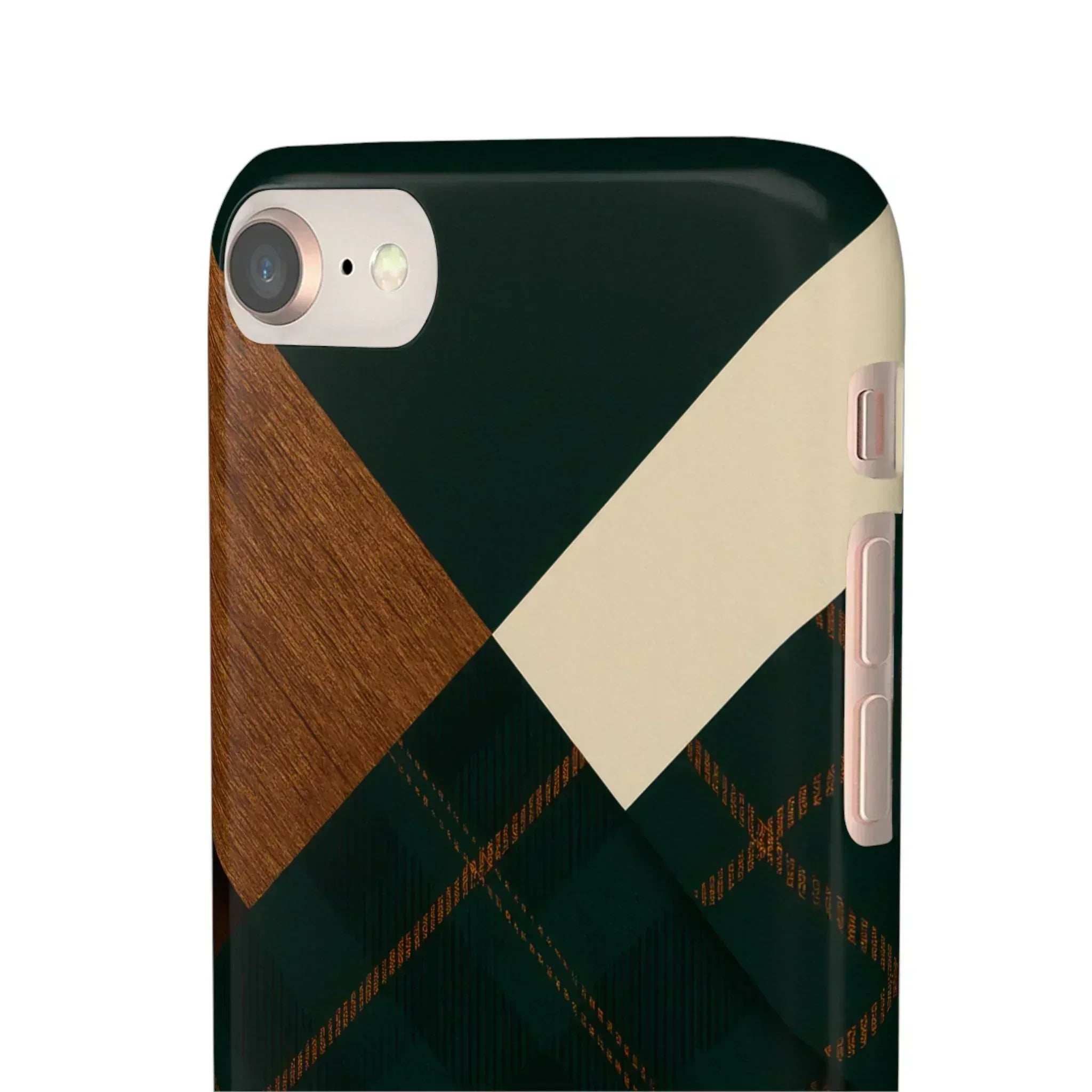 Rustic Green Phone Case for iPhone 8-16 and Galaxy S20-S24 - KARARMDESIGN