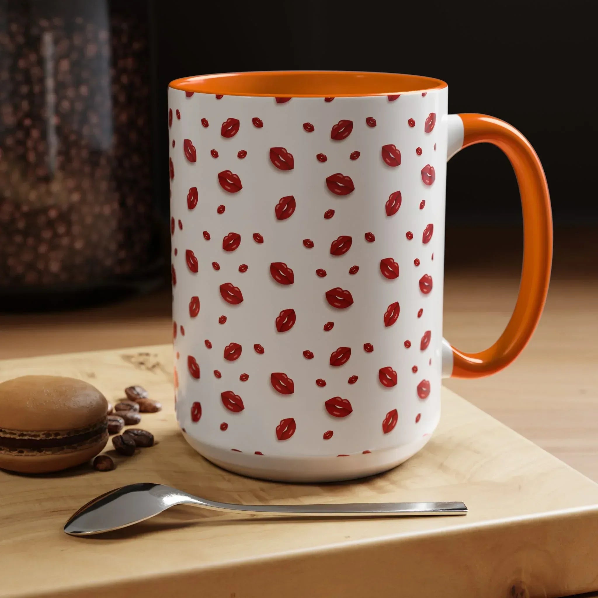 Hot Lips Mug - Accent Coffee Mug (11, 15oz) - KARARMDESIGN