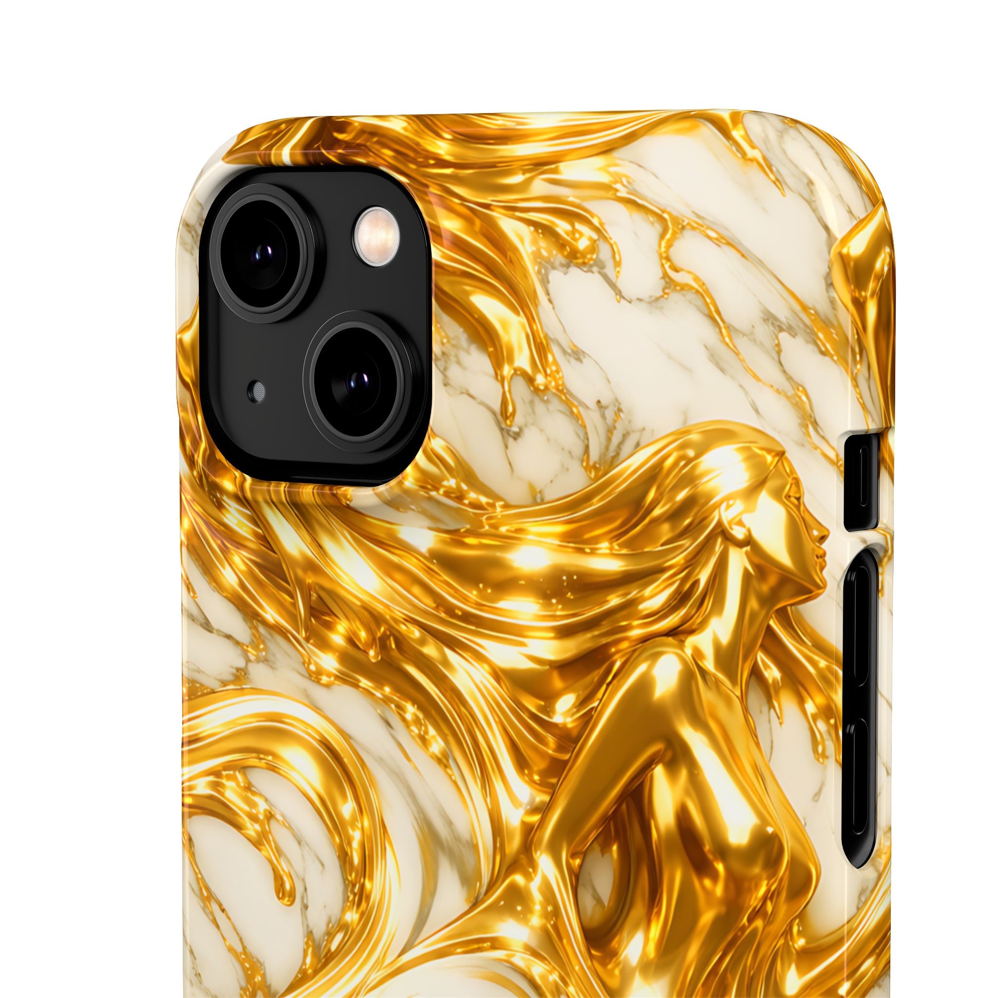 Divine Gold Woman Snap Phone Case for iPhone & Galaxy
