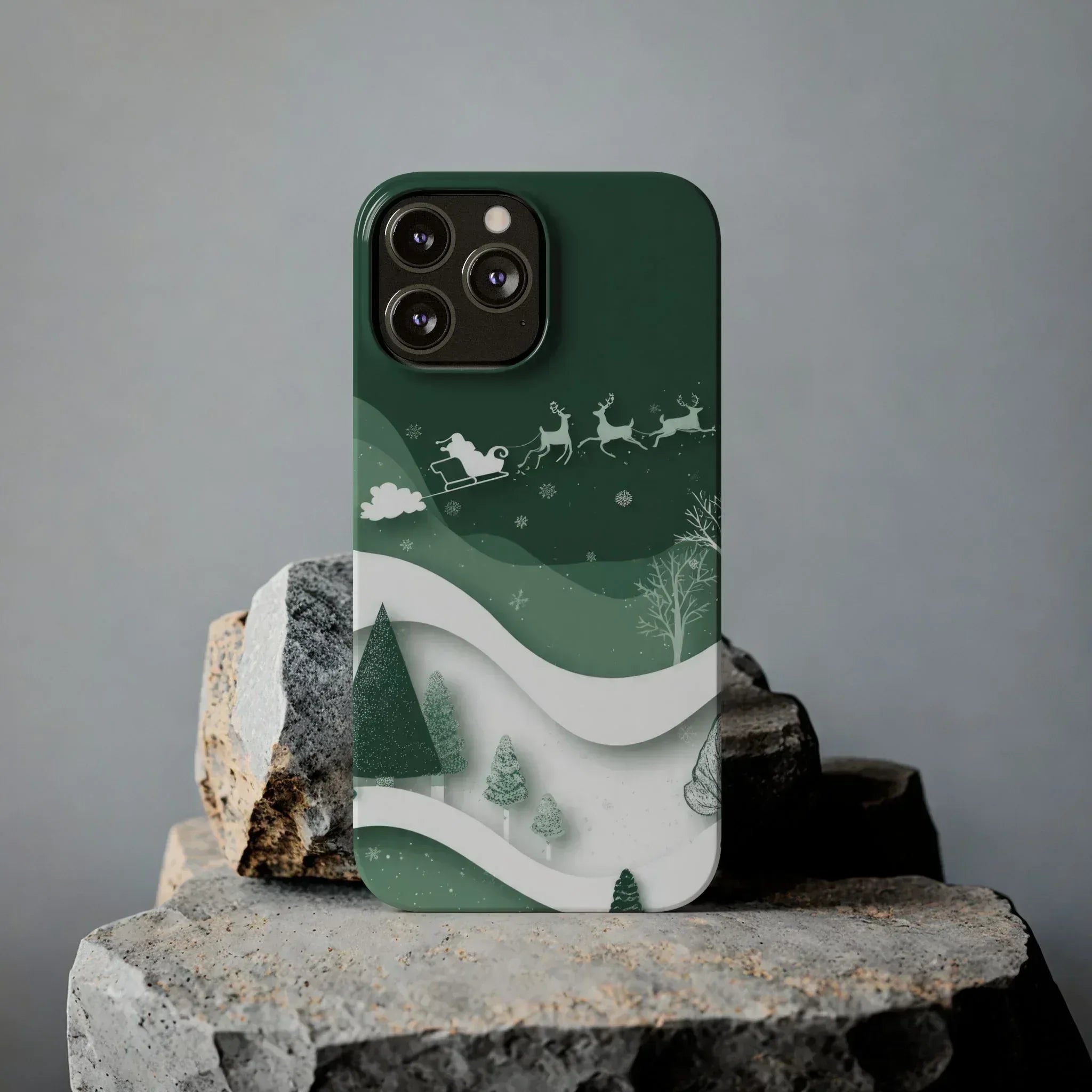 Evergreen Forest Phone Case for iPhone 11–17 - KARARMDESIGN