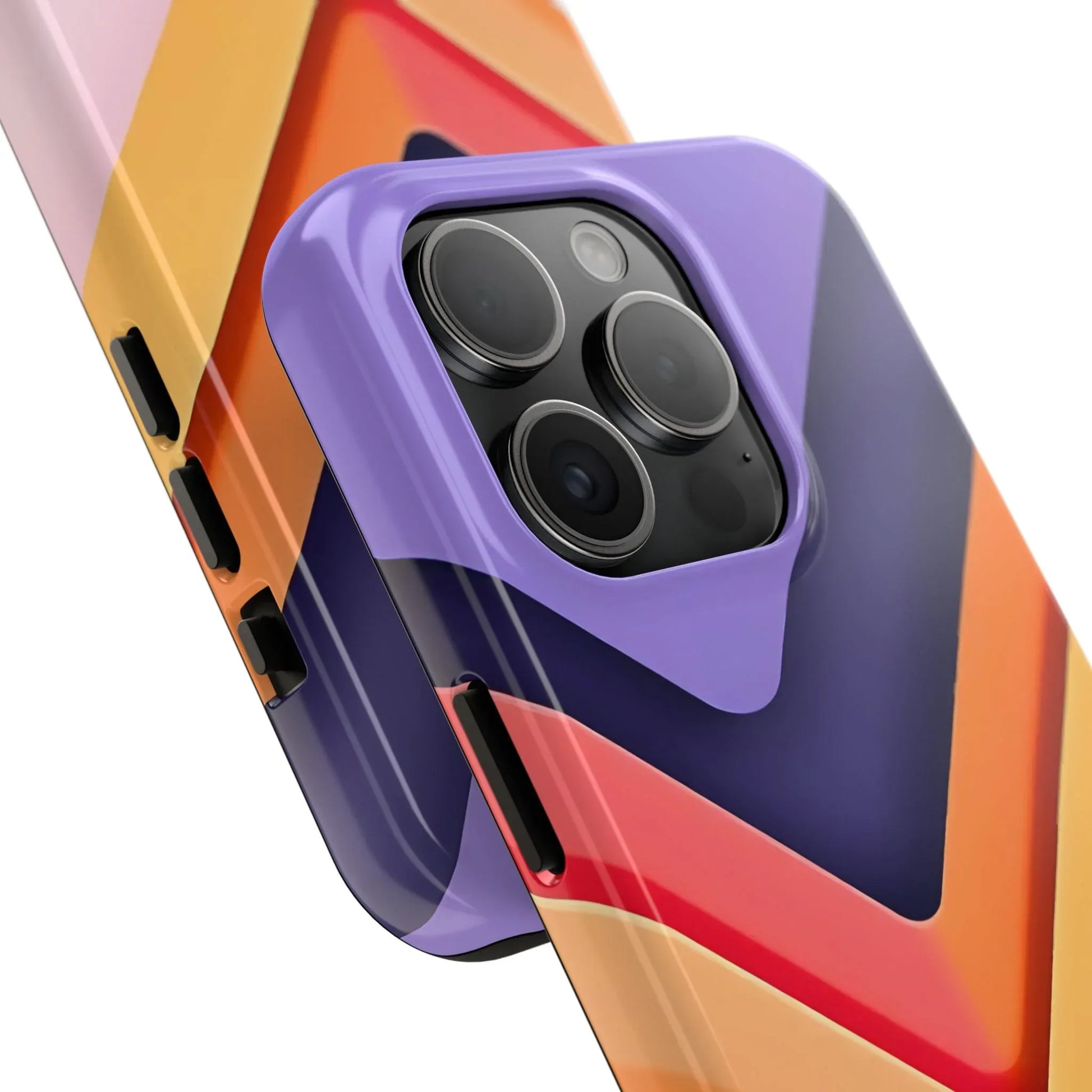 Vibrant Geometric Chevron Phone Case for iPhone and Galaxy - KARARMDESIGN