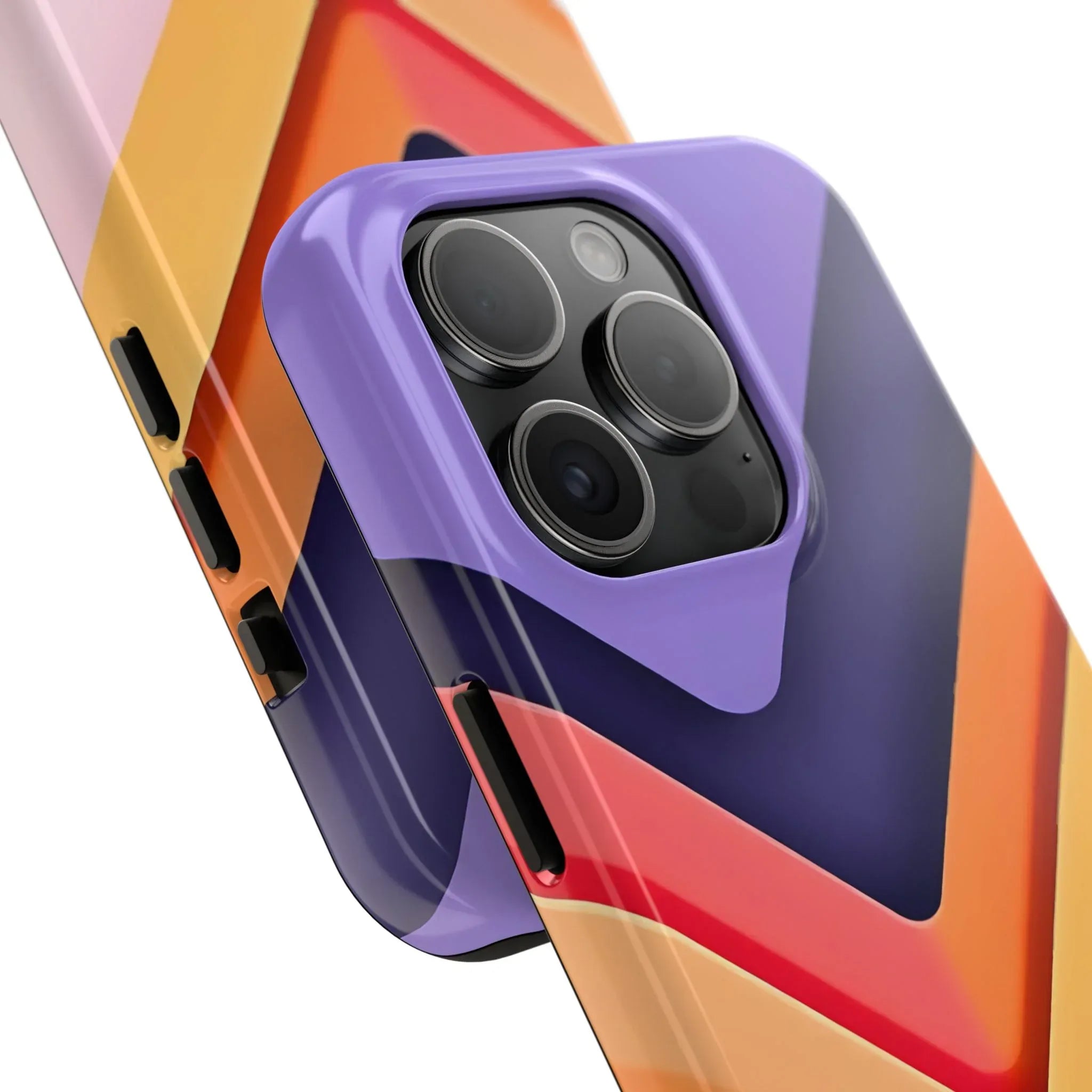 Vibrant Geometric Chevron Phone Case for iPhone and Galaxy - KARARMDESIGN