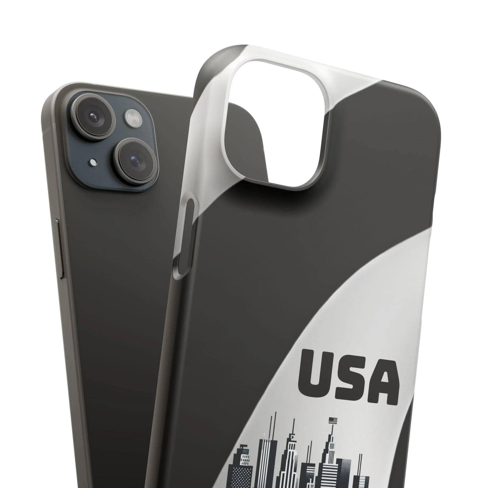 Monochrome New York City Phone Case for iPhone, Galaxy & Pixel - KARARMDESIGN