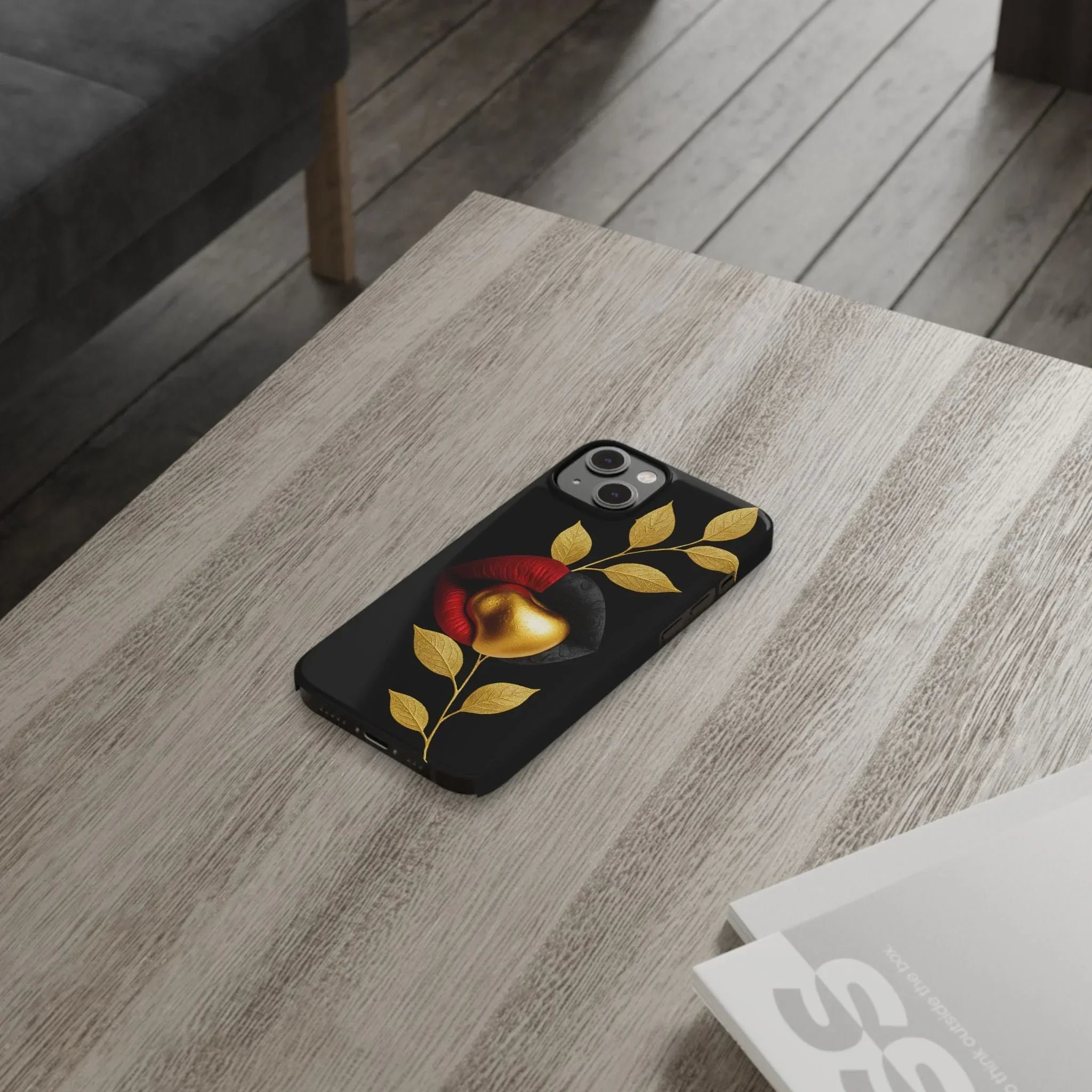 Gilded Expression Phone Case for iPhone 7-17 Models - KARARMDESIGN