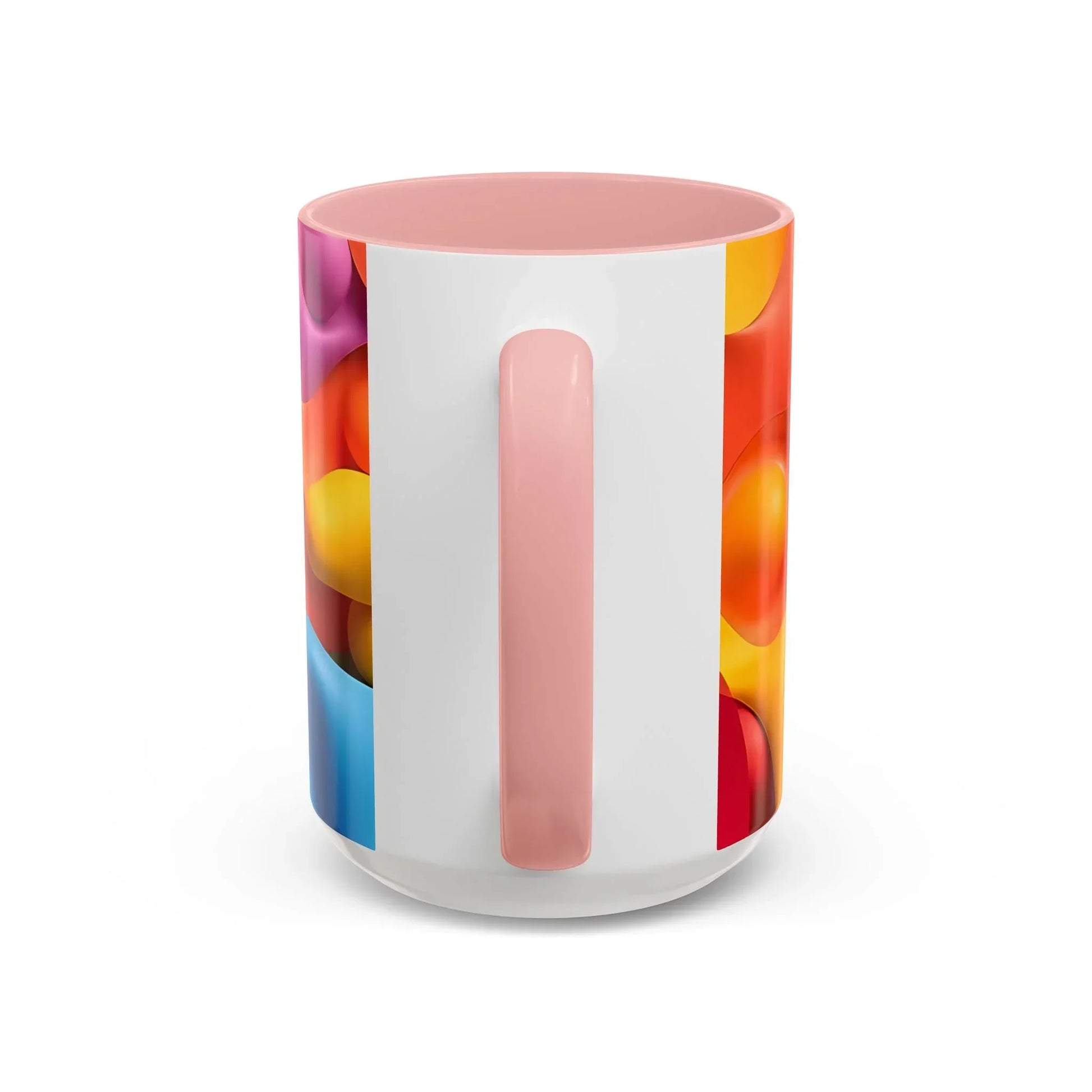 Bold Geometric Accent Coffee Ceramic Mug - KarArmDesign