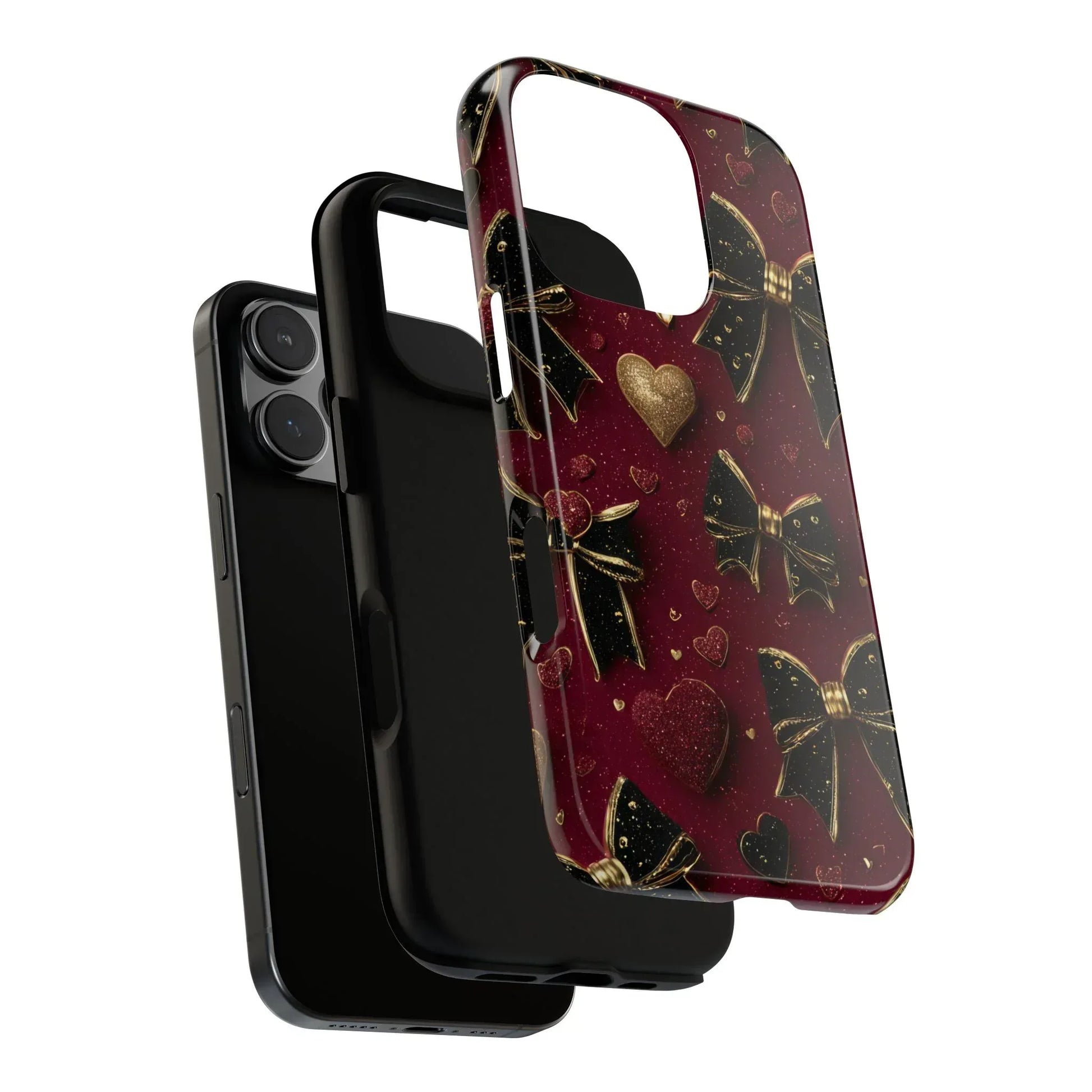 Velvet Valentine Charm Phone Case for iPhone 11-17 and Galaxy S10-S25 - KARARMDESIGN