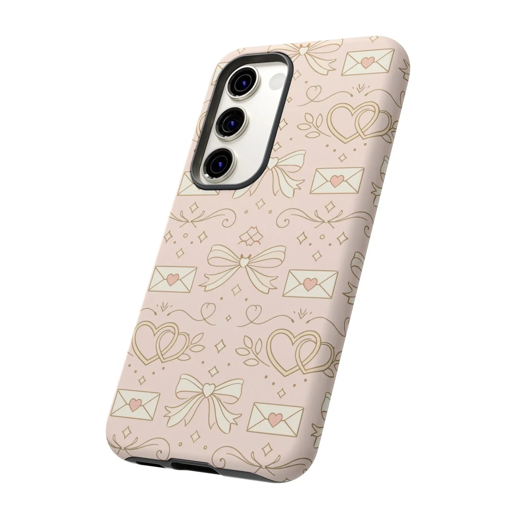 Sweet Romance Tough Phone Case for iPhone 11–17 & Galaxy S10–S25 - KARARMDESIGN