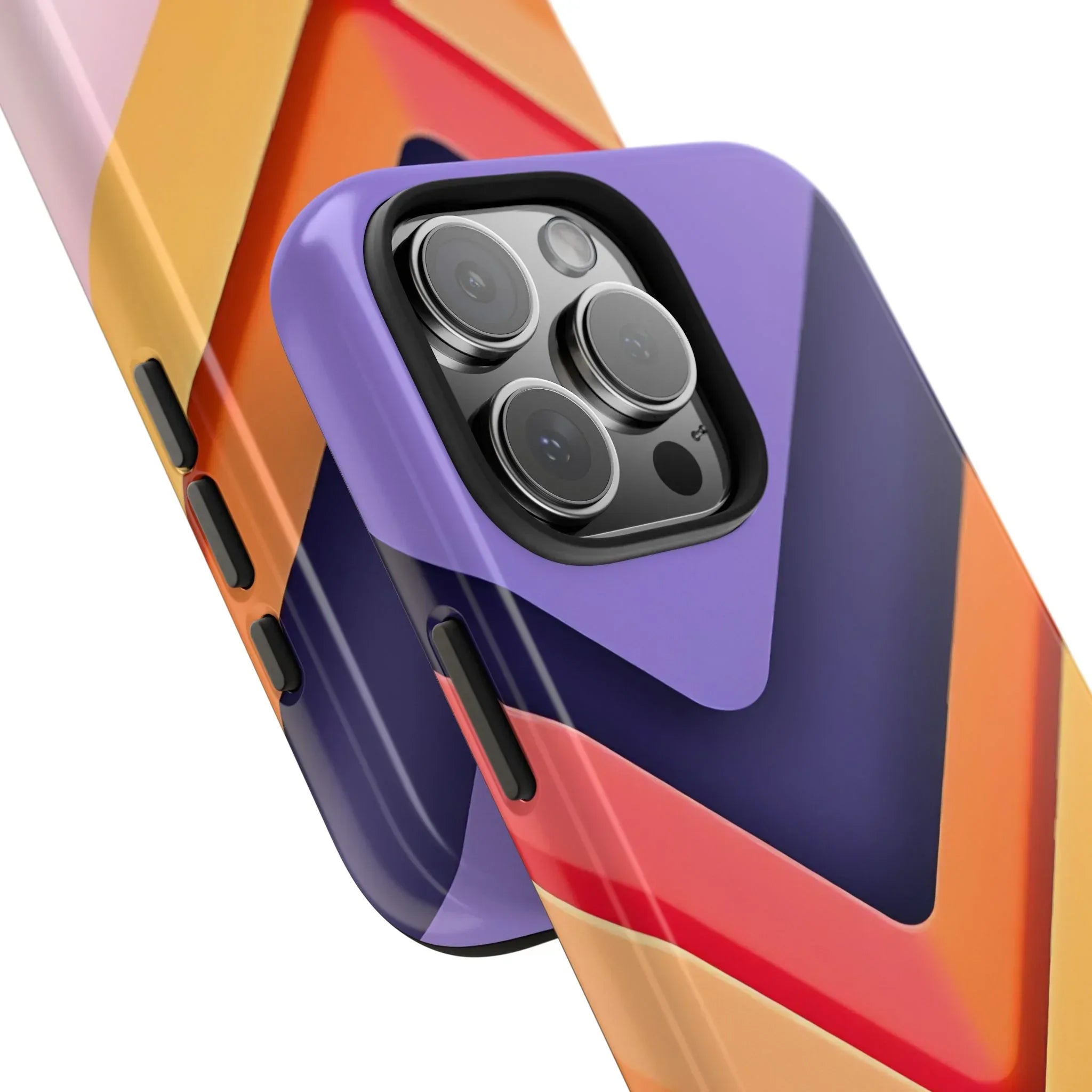 Vibrant Geometric Chevron Phone Case for iPhone and Galaxy - KARARMDESIGN