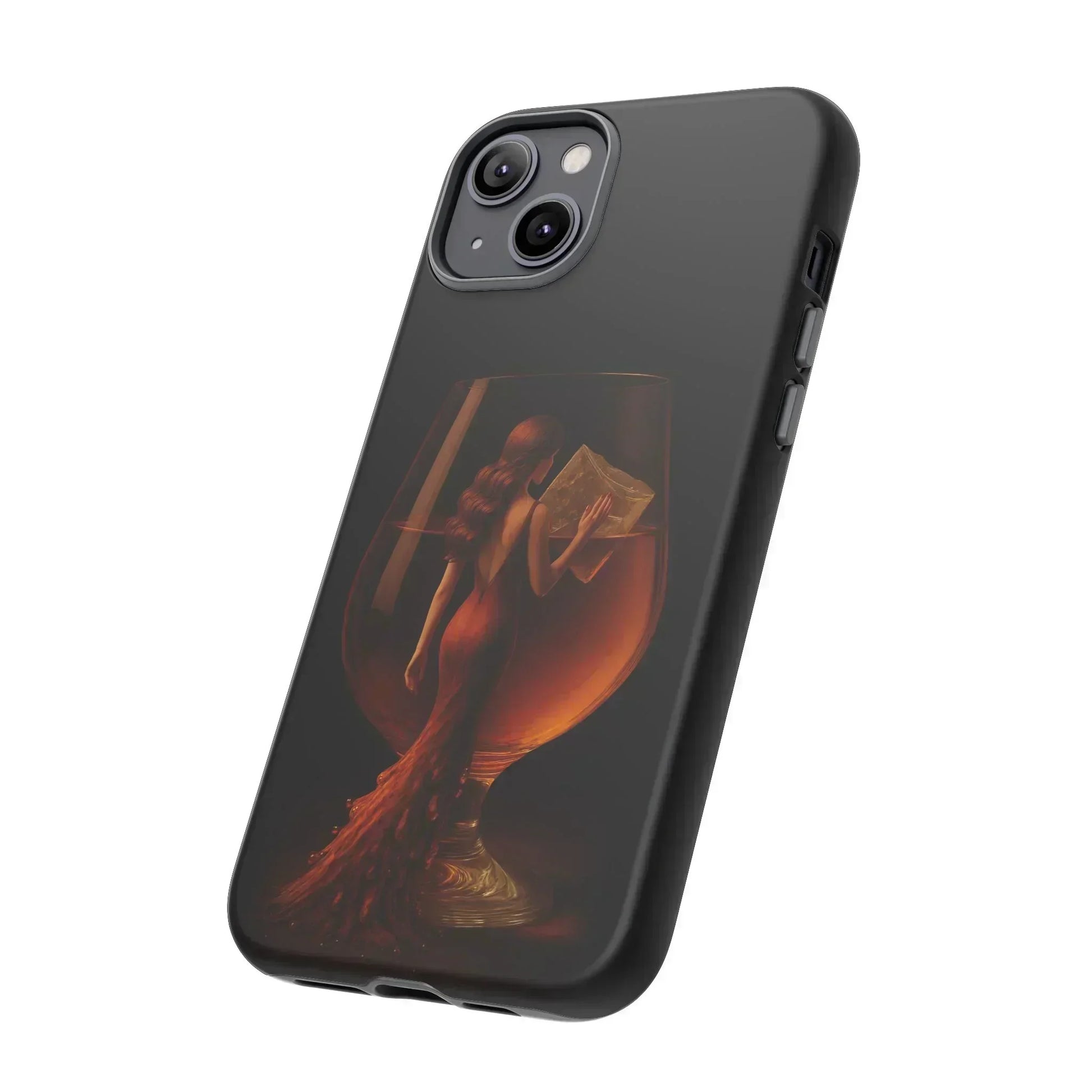 Elegant Midnight Lady Phone Case for iPhone 8-16 and Google Pixel up to 9 Models - KarArmDesign
