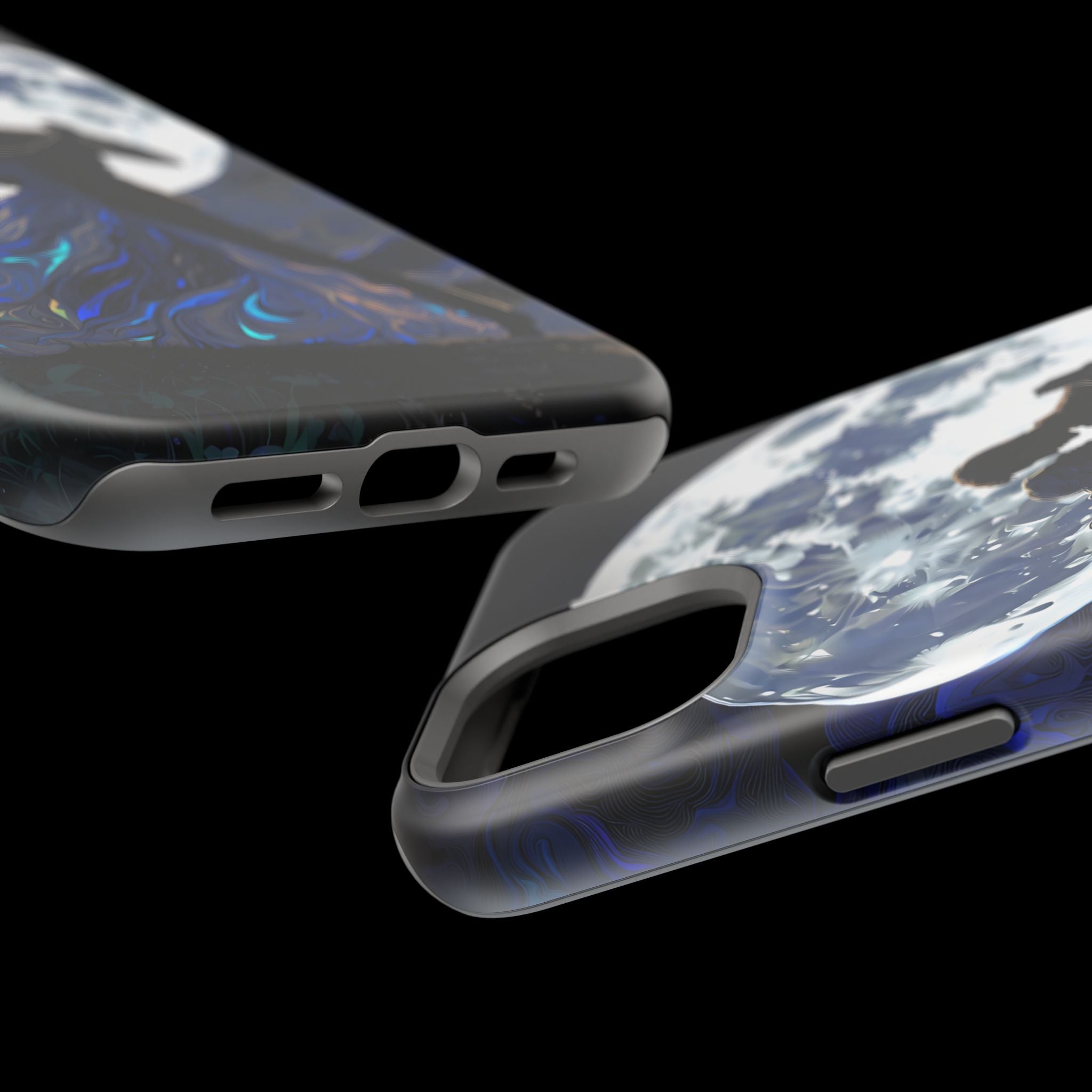 Romantic Moonlight Dance Magnetic Phone Case – iPhone 15–17 & Samsung Galaxy S26