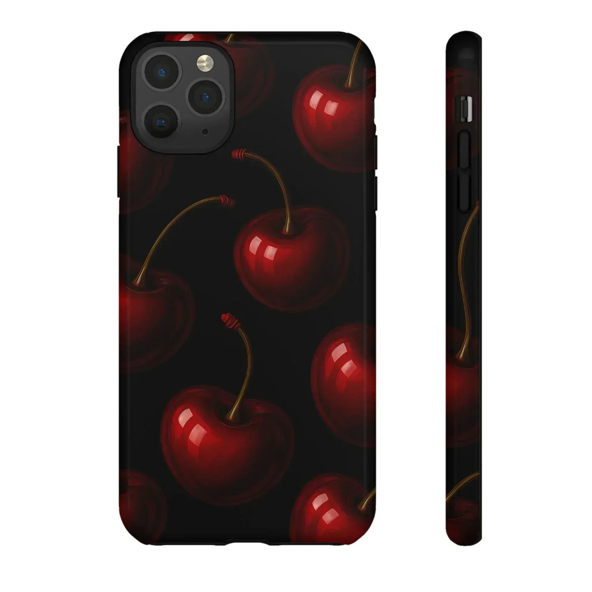 Cherry Phone Case for iPhone X-16 and Galaxy S20-S25 - KARARMDESIGN