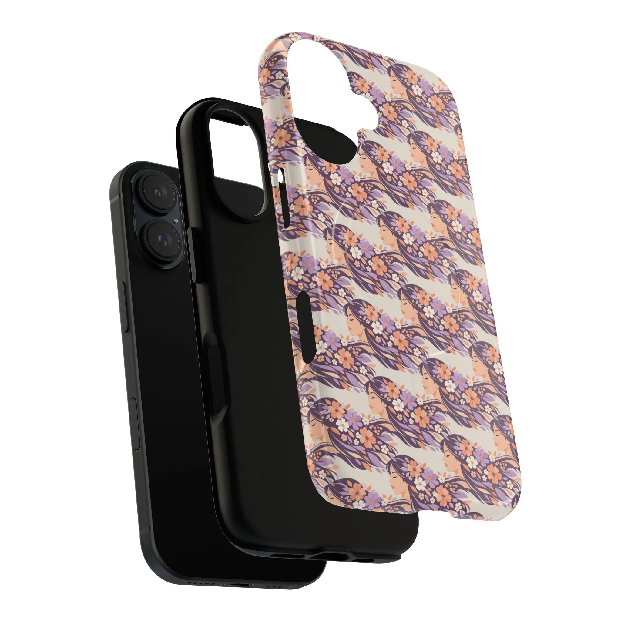 Floral Goddess Phone Case for iPhone 13-17 - KARARMDESIGN