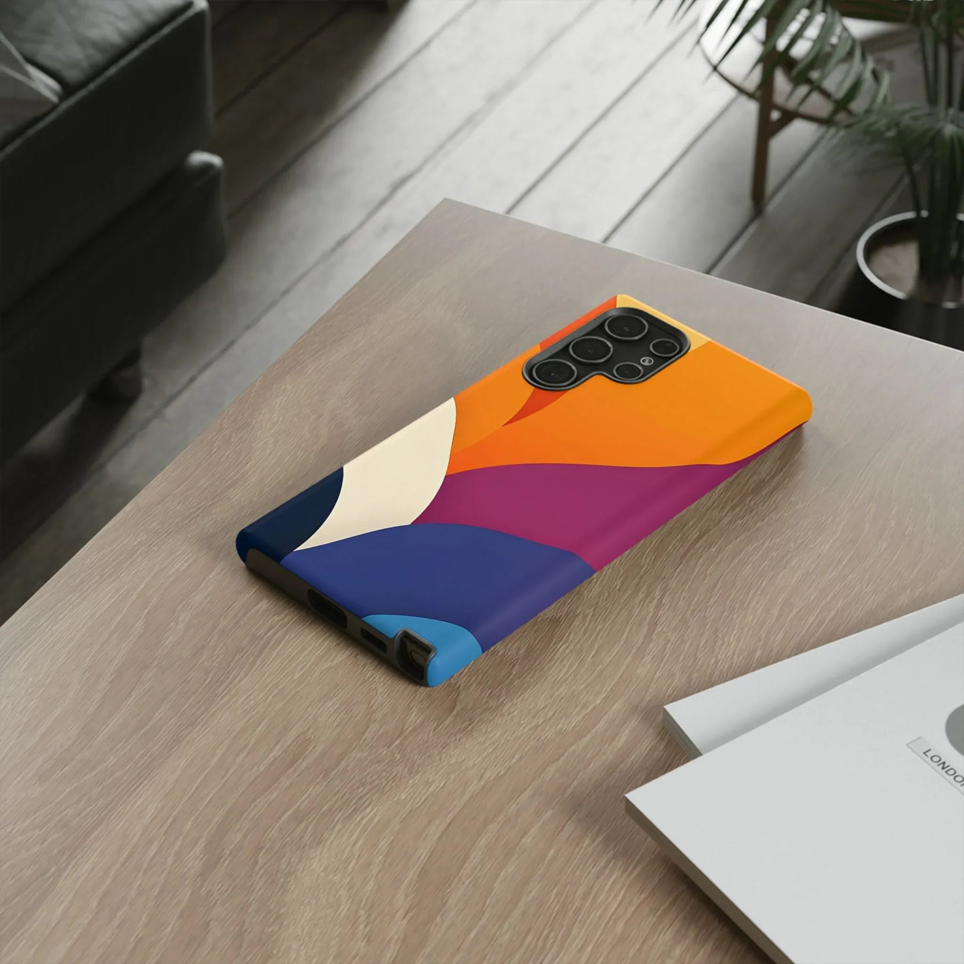 Vibrant Abstract Design Phone Case for iPhone and Galaxy - KARARMDESIGN