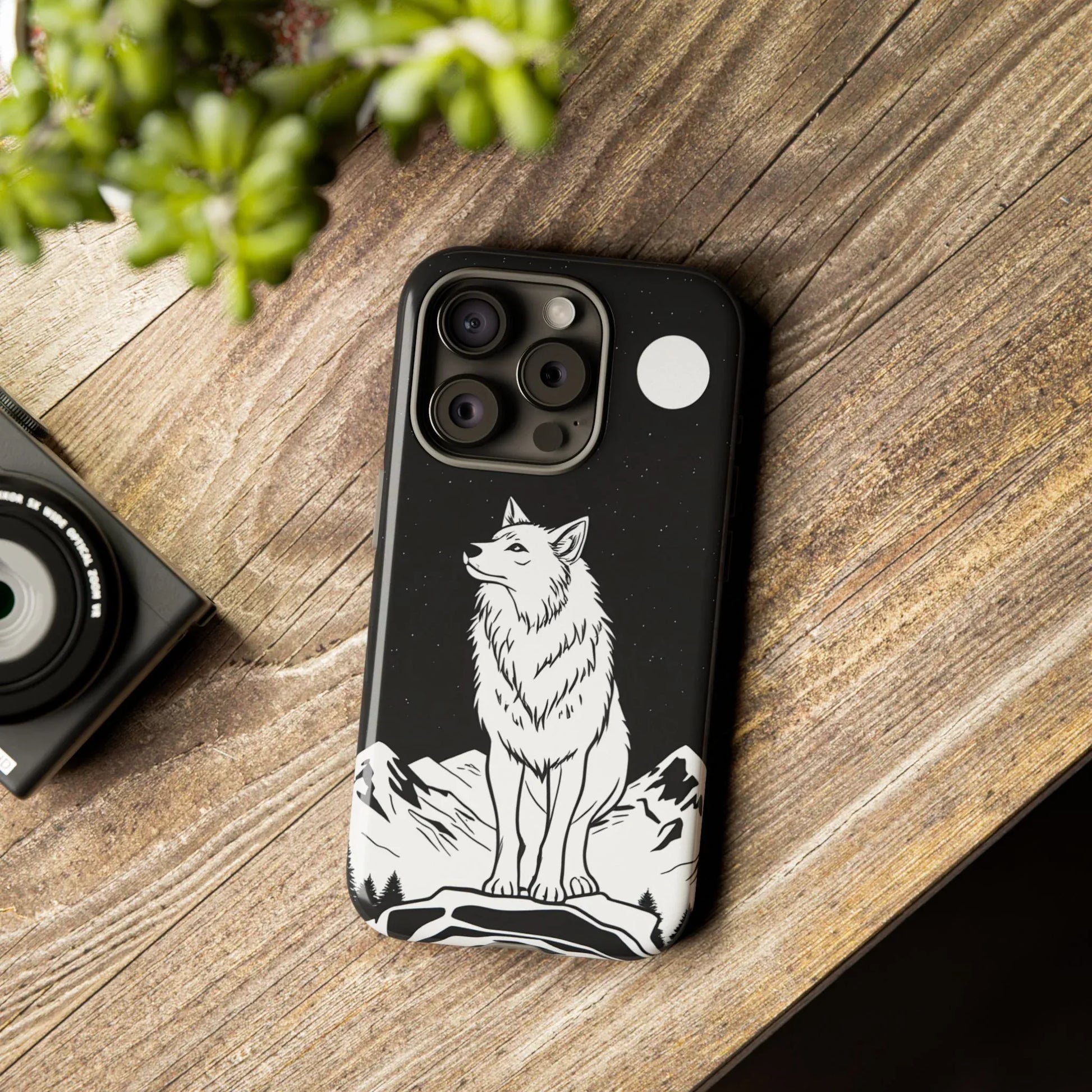 Majestic Wolf Phone Case for iPhone and Galaxy - KARARMDESIGN