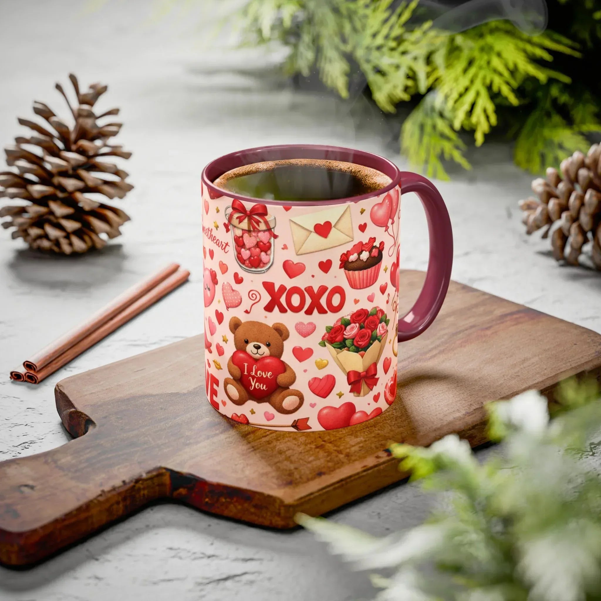 Sweetheart Love Mug - Colorful Mugs (11oz, 15oz) - KARARMDESIGN