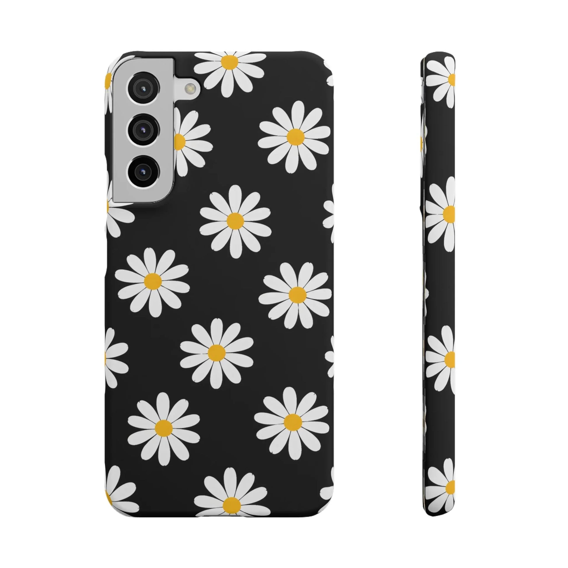Daisy Charm Phone Case for iPhone 11-17 and Galaxy S20-S25 - KARARMDESIGN