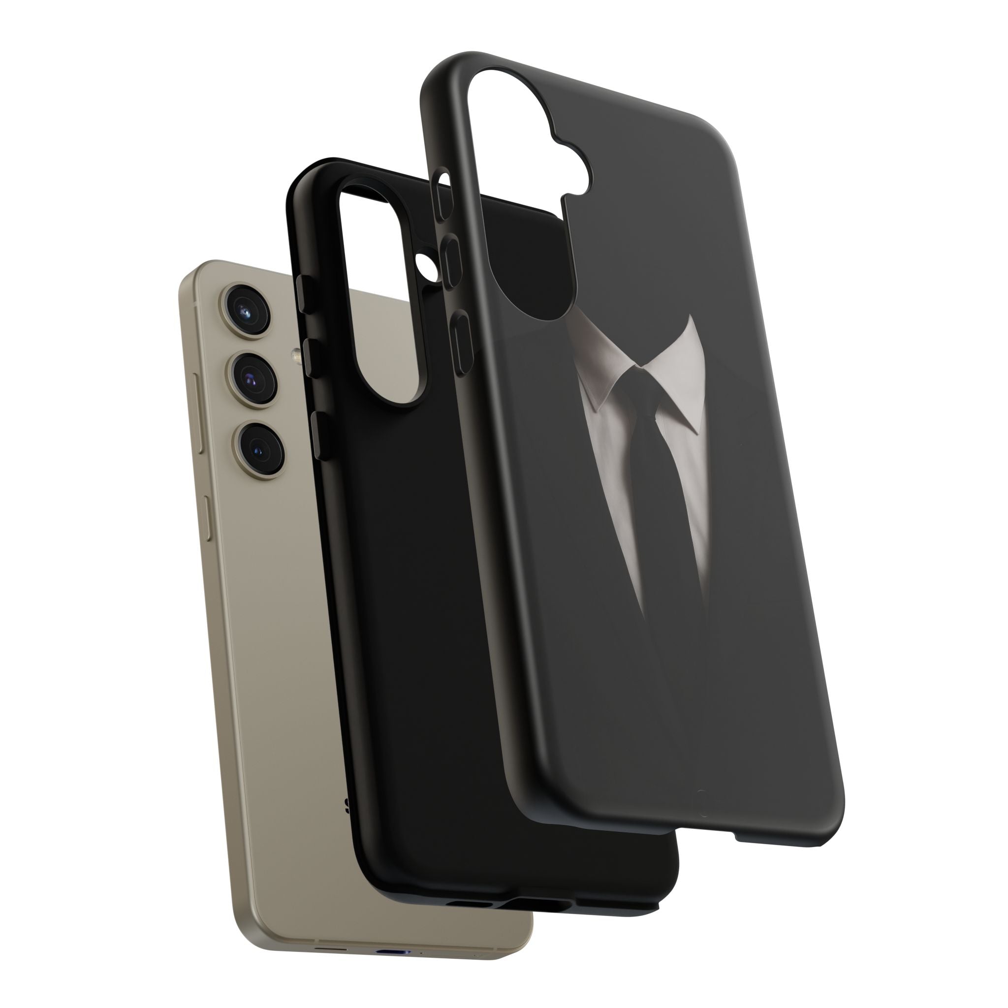 Gentleman's Armor Tough Phone Case – iPhone 11–17 & Galaxy S20–S26