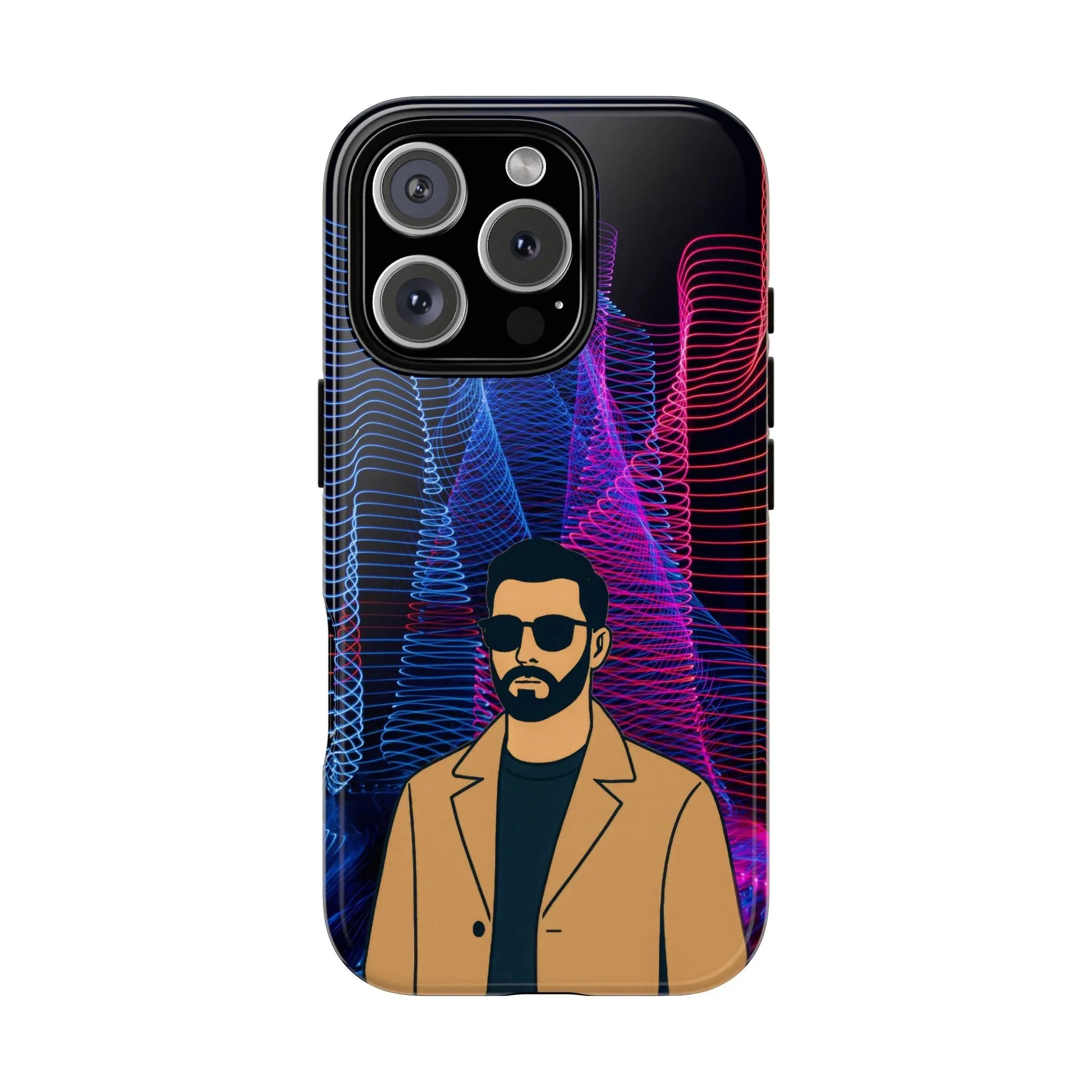 Bearded Style Phone Case for iPhone 11-17 and Galaxy S20-S25 - KARARMDESIGN