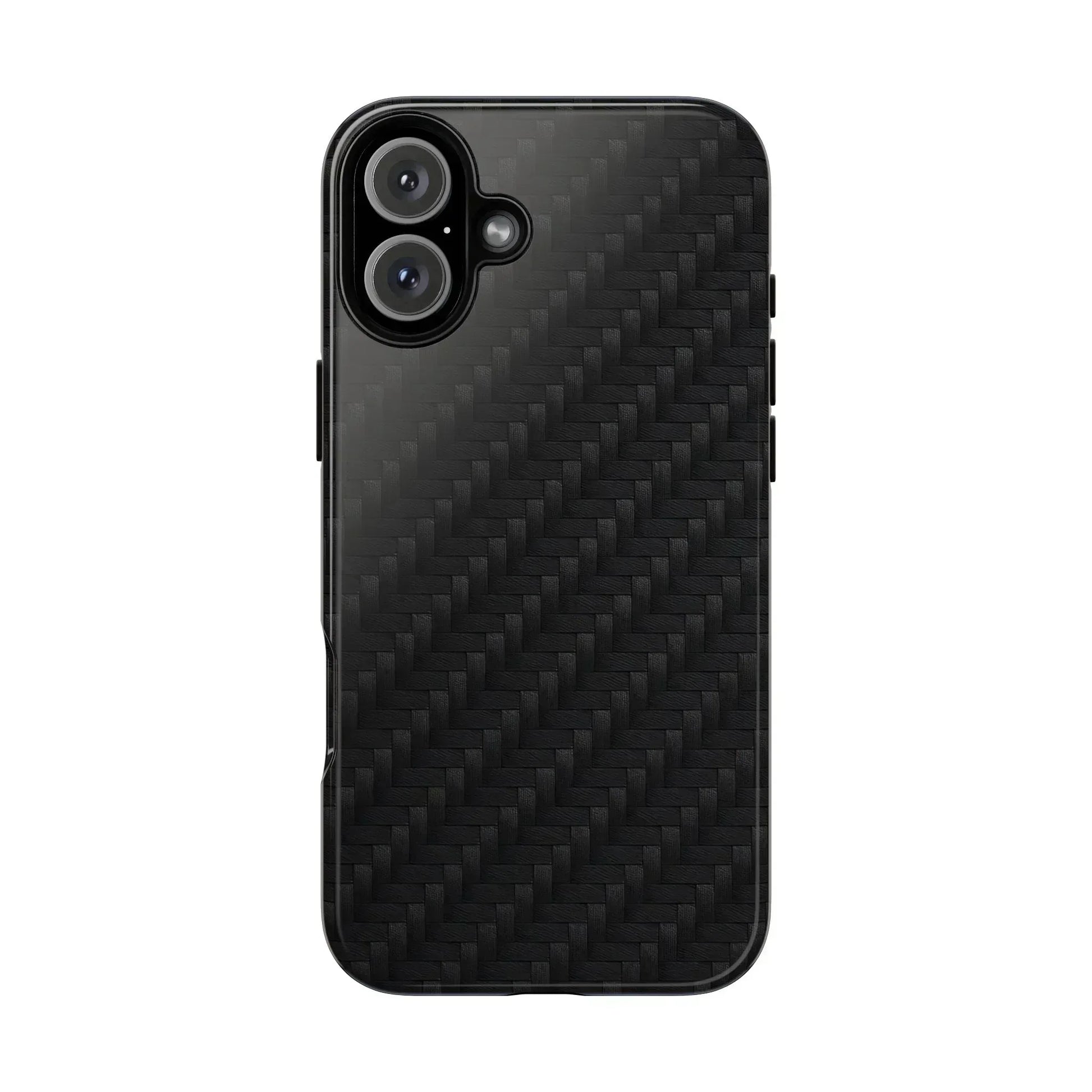 Black Carbon Phone Case for iPhone 8-16 and Google Pixel up to 9 - KARARMDESIGN