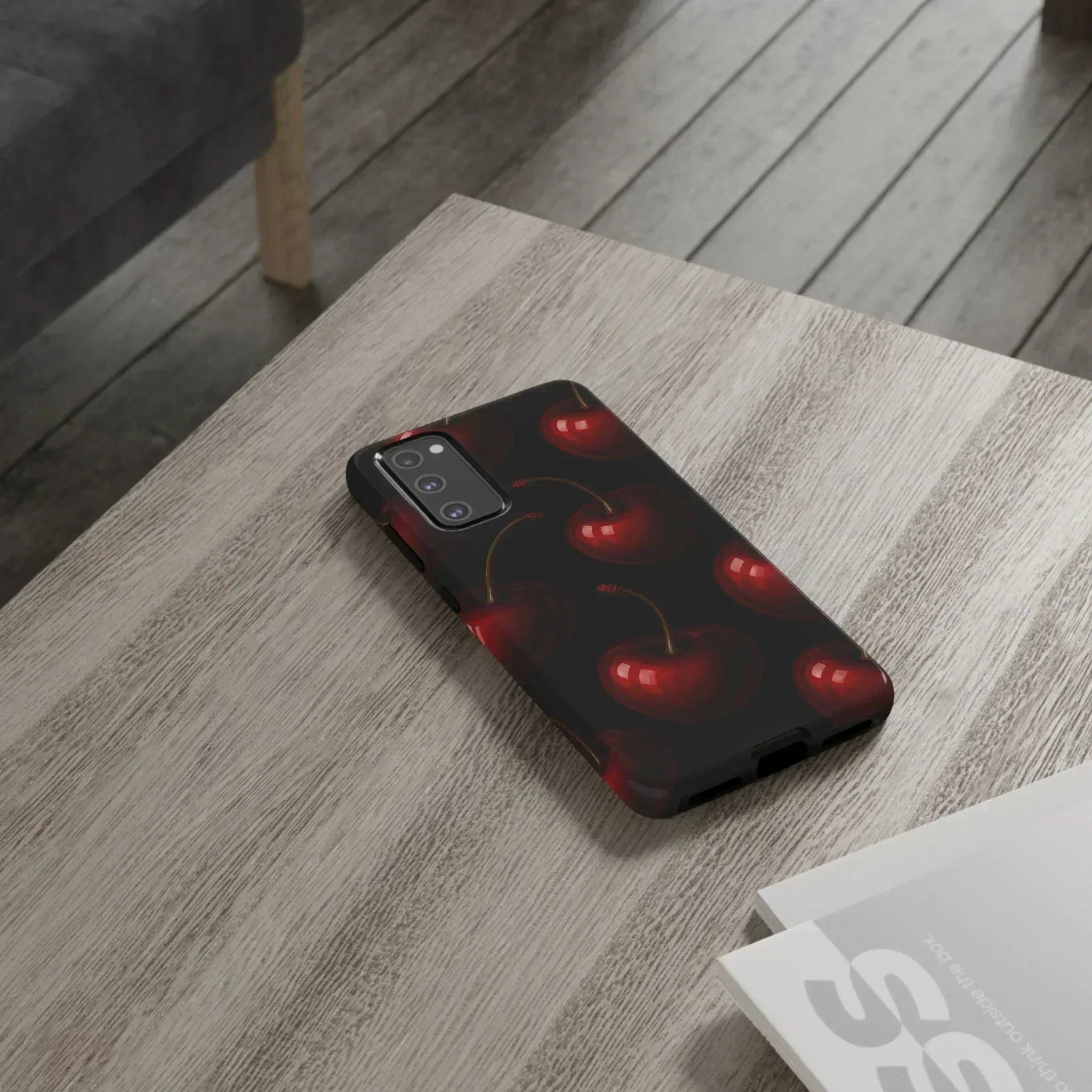 Cherry Phone Case for iPhone X-16 and Galaxy S20-S25 - KARARMDESIGN