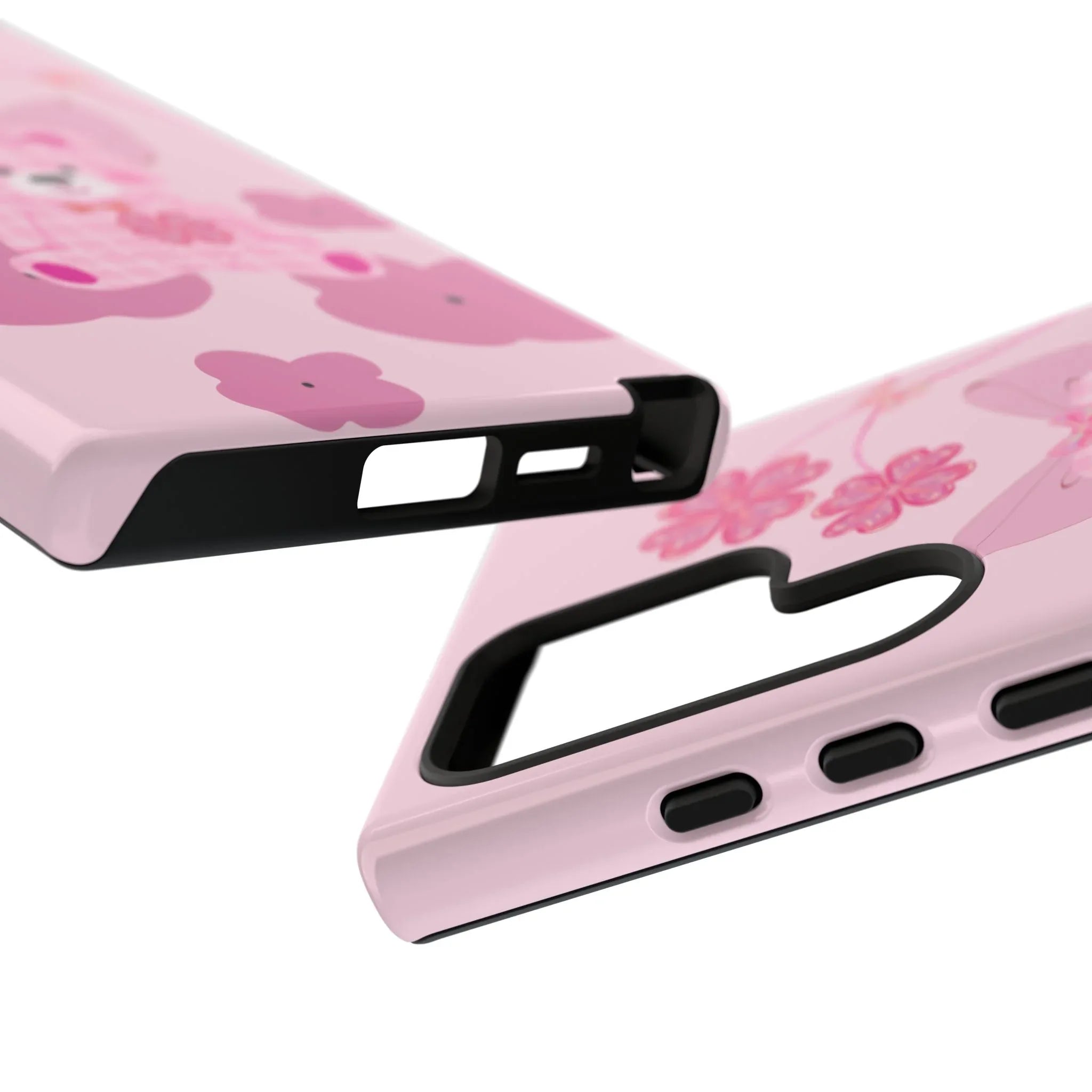 Pink Teddy Bear Phone Cases for iPhone, Pixel and Galaxy - KARARMDESIGN