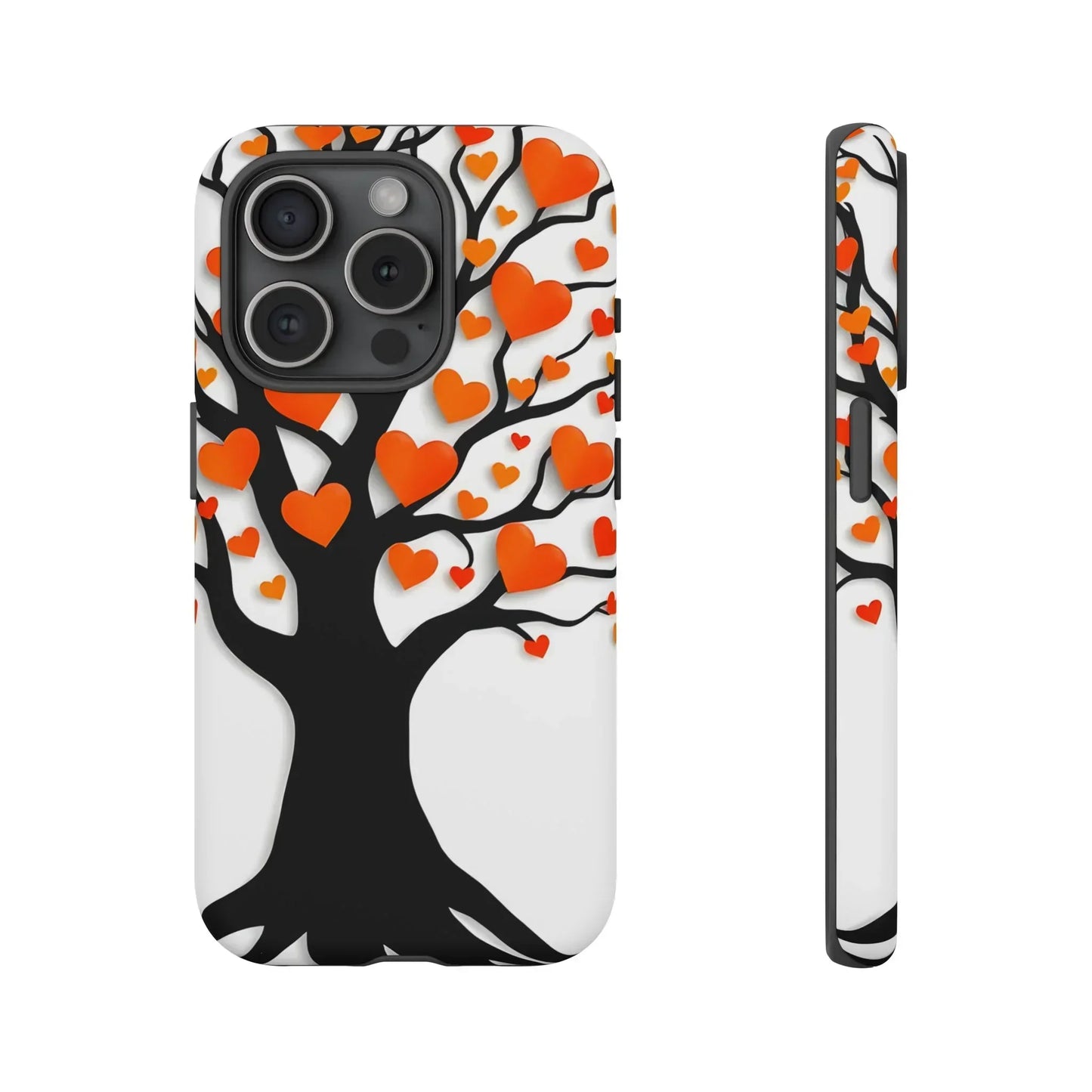 Heart Design Phone Case for iPhone 8–16 and Galaxy S10–S25 Models - KarArmDesign