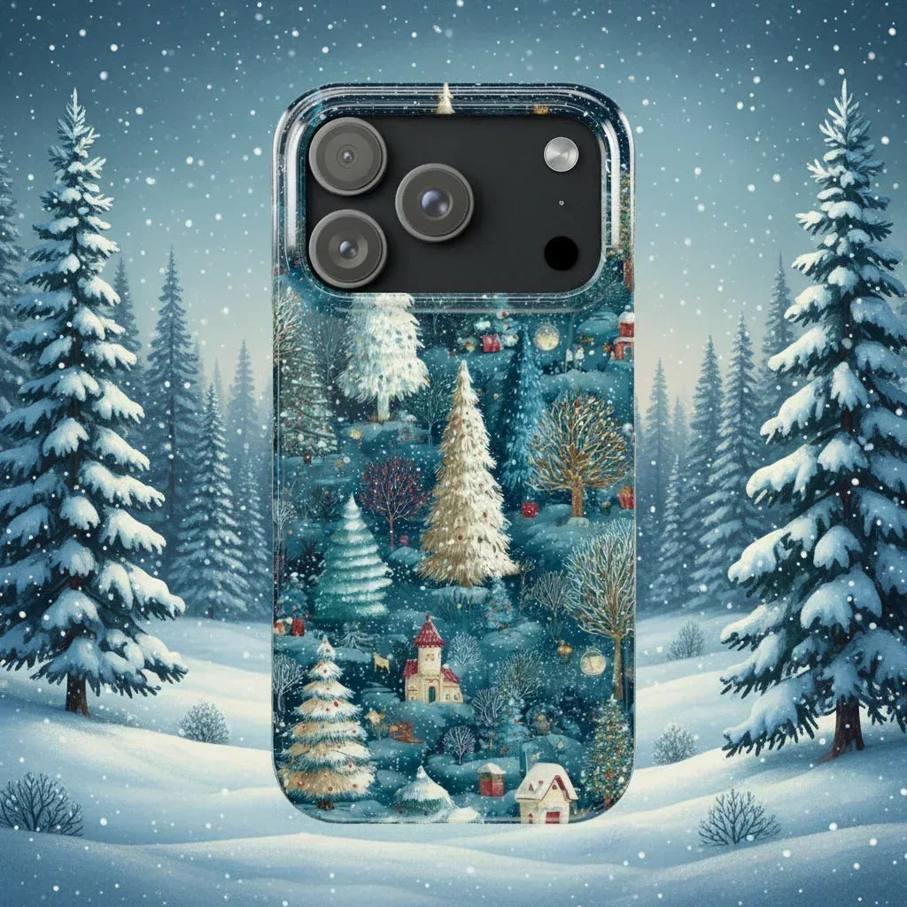 Frosty Forest Phone Case for iPhone 11-17 - KARARMDESIGN