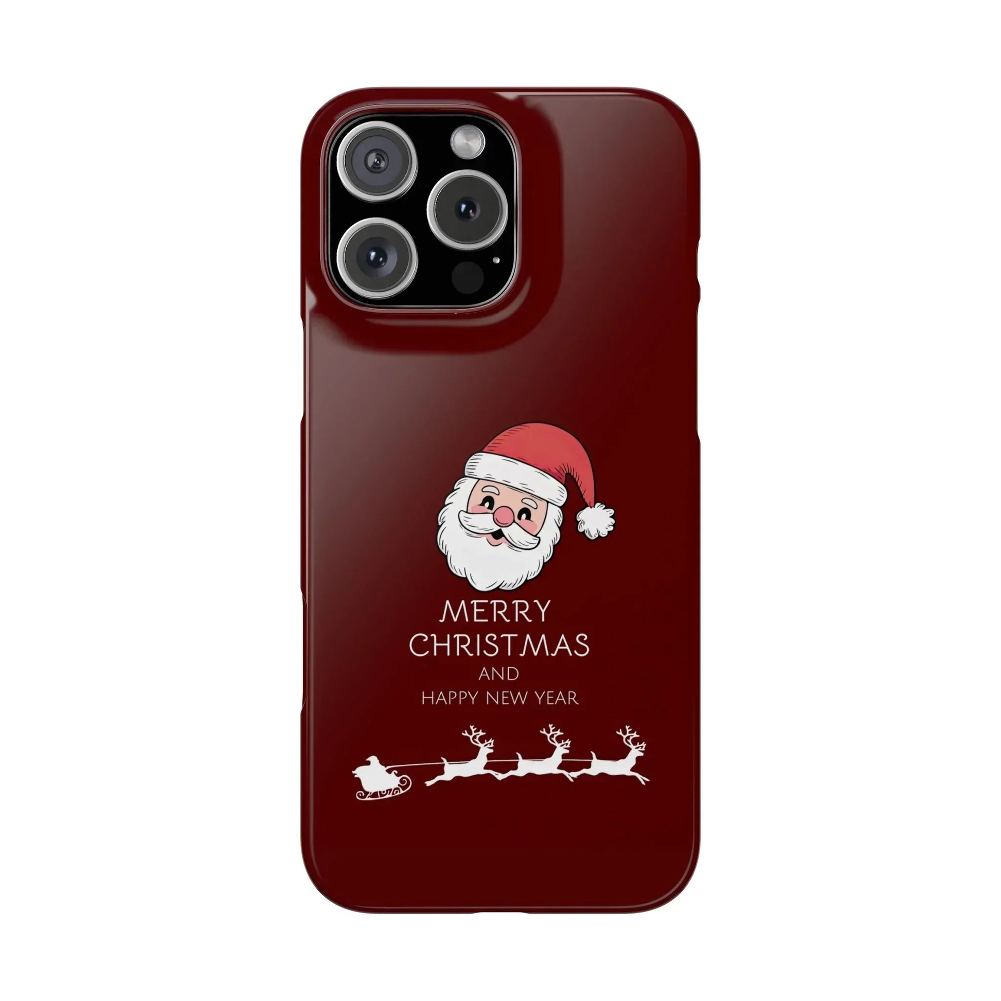 Crimson Claus Phone Case for iPhone 8-17 and Galaxy S20-S25 - KARARMDESIGN
