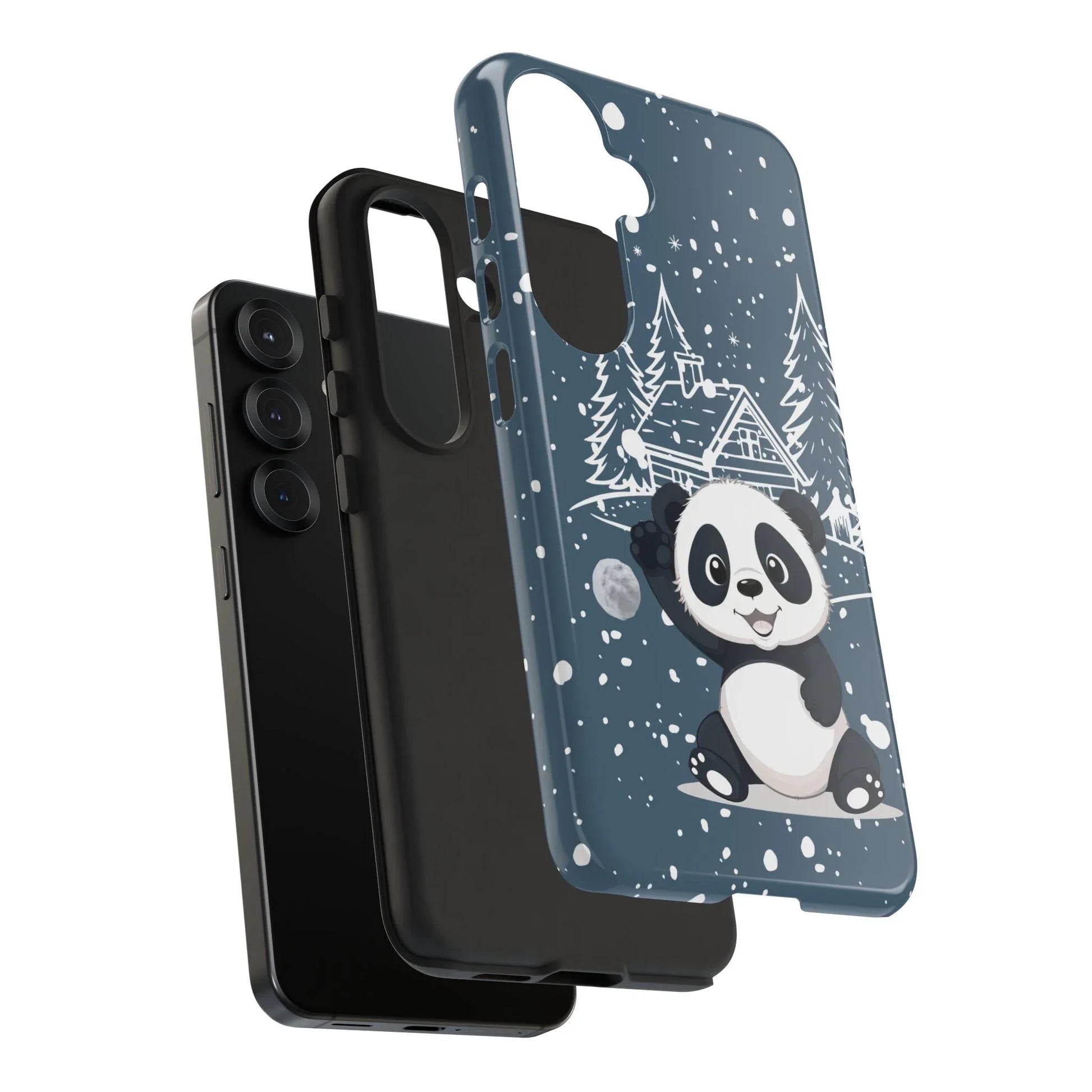 Cute Panda Phone Case for Samsung Galaxy and Google Pixel - KARARMDESIGN