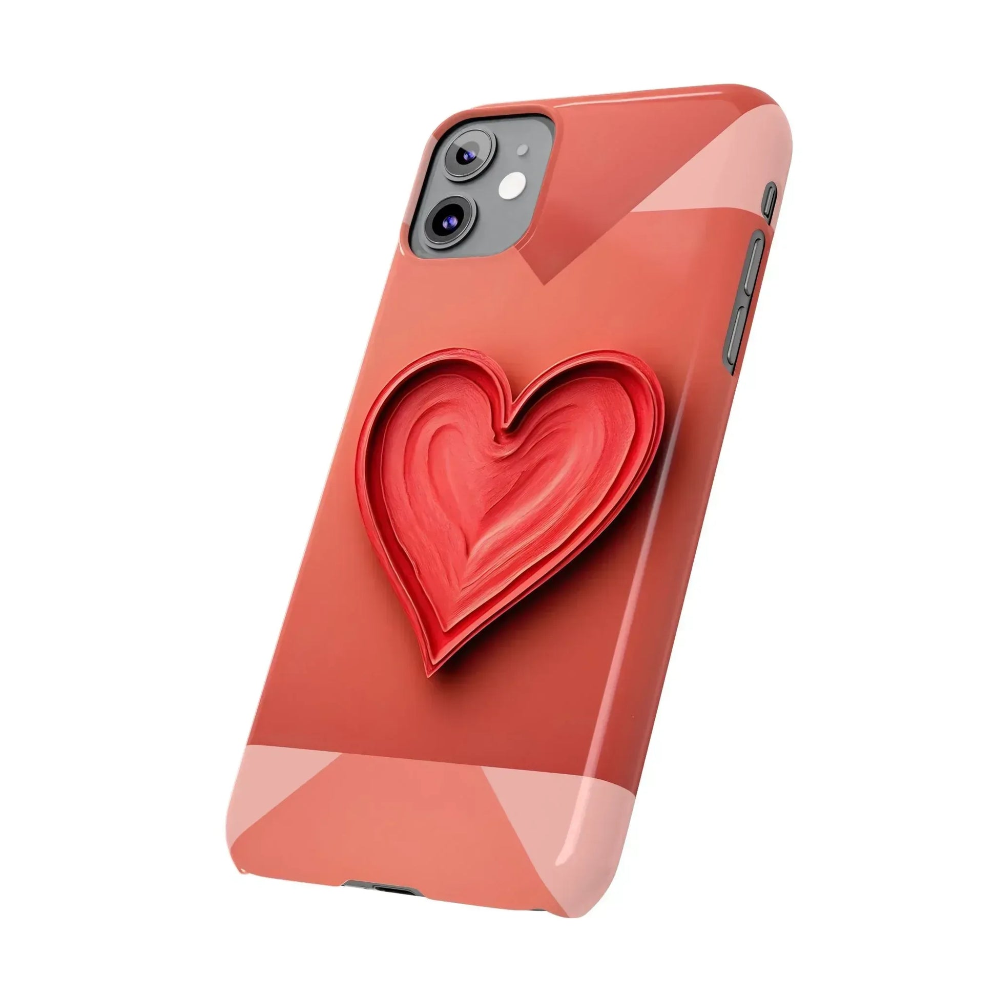 Heart Design Phone Case for iPhone 11-17 - KARARMDESIGN
